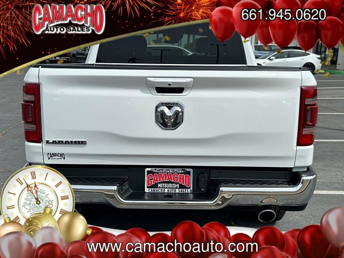 2024 WHITE Ram 1500 2WD (1C6RREJT7RN) with an 8-Cyl 5.7 Liter engine, Automatic 8-Spd transmission, located at 412 Auto Vista Drive, Palmdale, CA, 93551, (661) 945-0620, 34.592636, -118.136681 - Photo#1