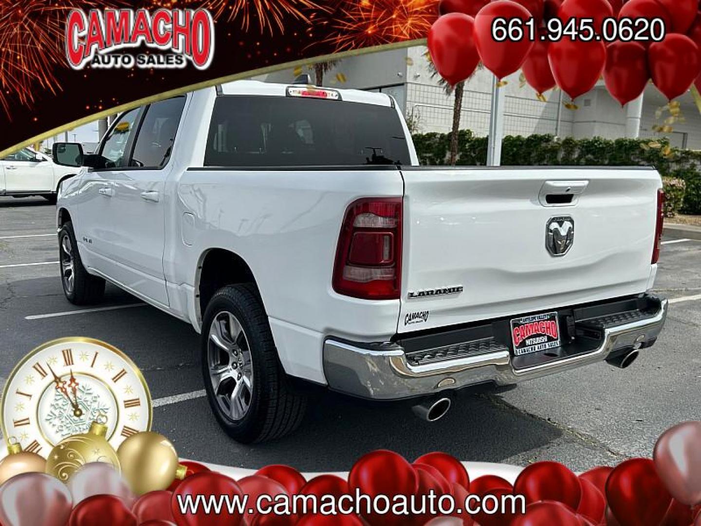 2024 WHITE Ram 1500 2WD (1C6RREJT7RN) with an 8-Cyl 5.7 Liter engine, Automatic 8-Spd transmission, located at 412 Auto Vista Drive, Palmdale, CA, 93551, (661) 945-0620, 34.592636, -118.136681 - Photo#2