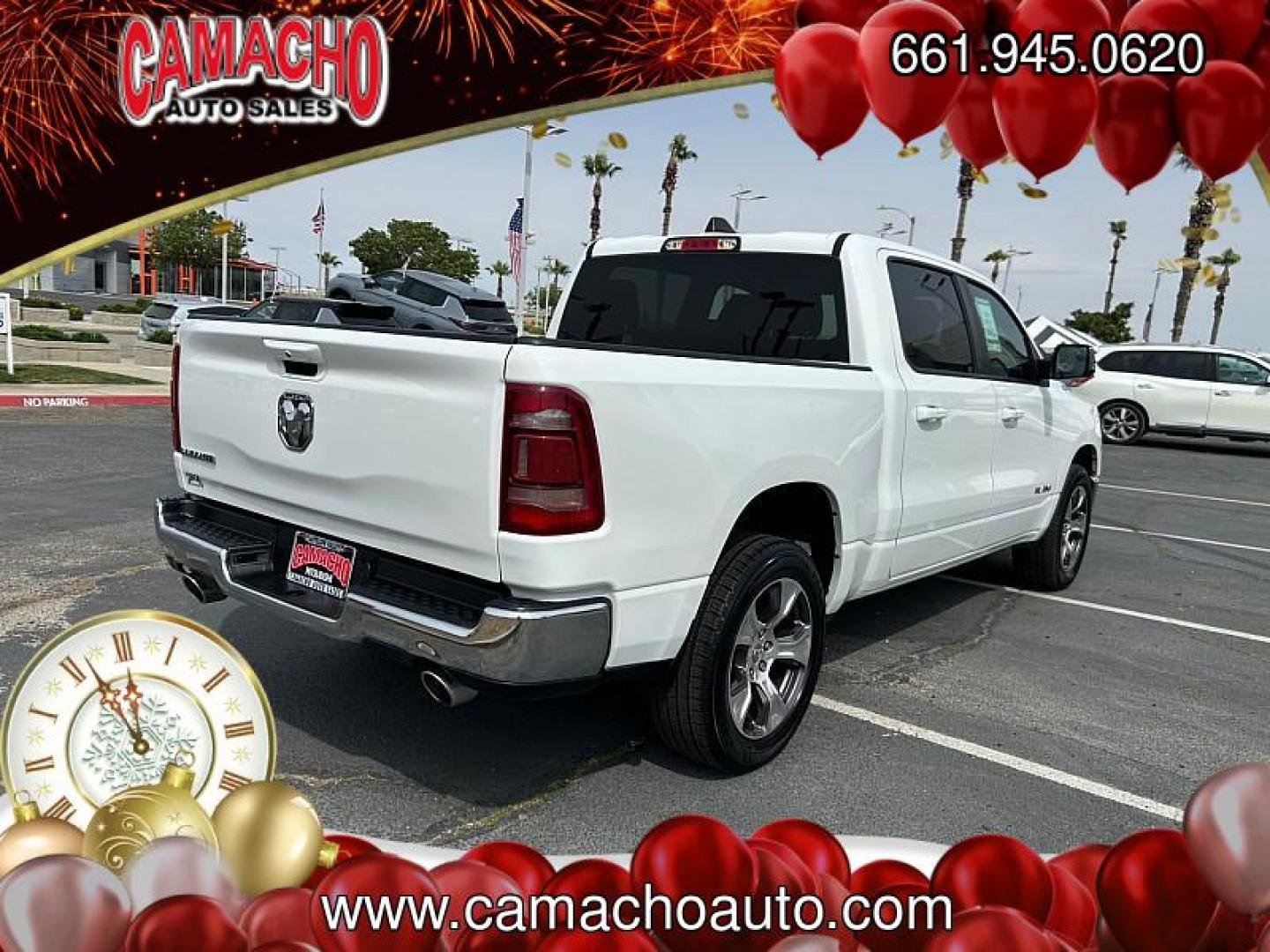 2024 WHITE Ram 1500 2WD (1C6RREJT7RN) with an 8-Cyl 5.7 Liter engine, Automatic 8-Spd transmission, located at 412 Auto Vista Drive, Palmdale, CA, 93551, (661) 945-0620, 34.592636, -118.136681 - Photo#6