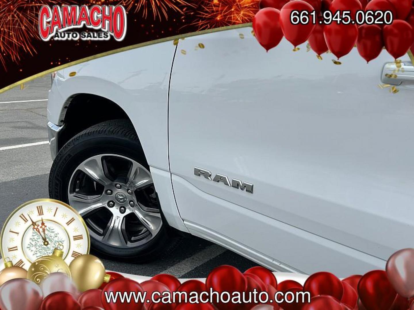 2024 WHITE Ram 1500 2WD (1C6RREJT7RN) with an 8-Cyl 5.7 Liter engine, Automatic 8-Spd transmission, located at 412 Auto Vista Drive, Palmdale, CA, 93551, (661) 945-0620, 34.592636, -118.136681 - Photo#8
