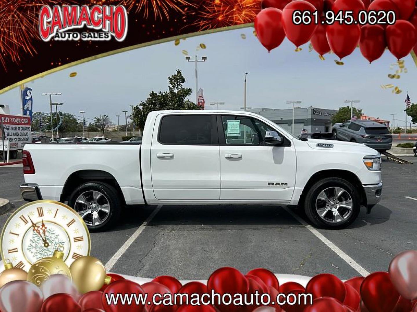 2024 WHITE Ram 1500 2WD (1C6RREJT7RN) with an 8-Cyl 5.7 Liter engine, Automatic 8-Spd transmission, located at 412 Auto Vista Drive, Palmdale, CA, 93551, (661) 945-0620, 34.592636, -118.136681 - Photo#11