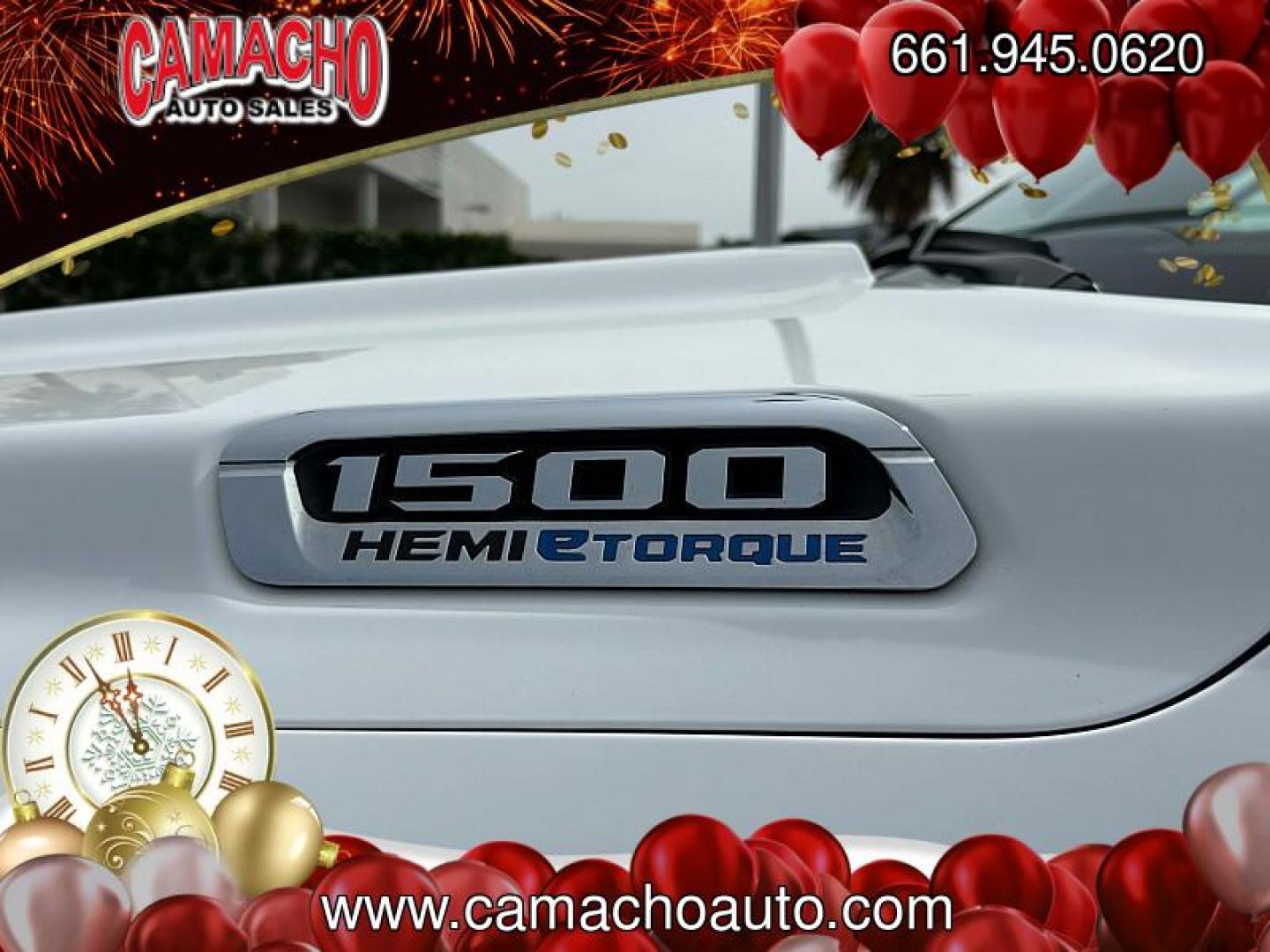 2024 WHITE Ram 1500 2WD (1C6RREJT7RN) with an 8-Cyl 5.7 Liter engine, Automatic 8-Spd transmission, located at 412 Auto Vista Drive, Palmdale, CA, 93551, (661) 945-0620, 34.592636, -118.136681 - Photo#16