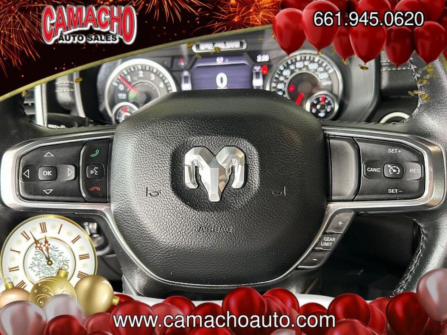2024 WHITE Ram 1500 2WD (1C6RREJT7RN) with an 8-Cyl 5.7 Liter engine, Automatic 8-Spd transmission, located at 412 Auto Vista Drive, Palmdale, CA, 93551, (661) 945-0620, 34.592636, -118.136681 - Photo#26