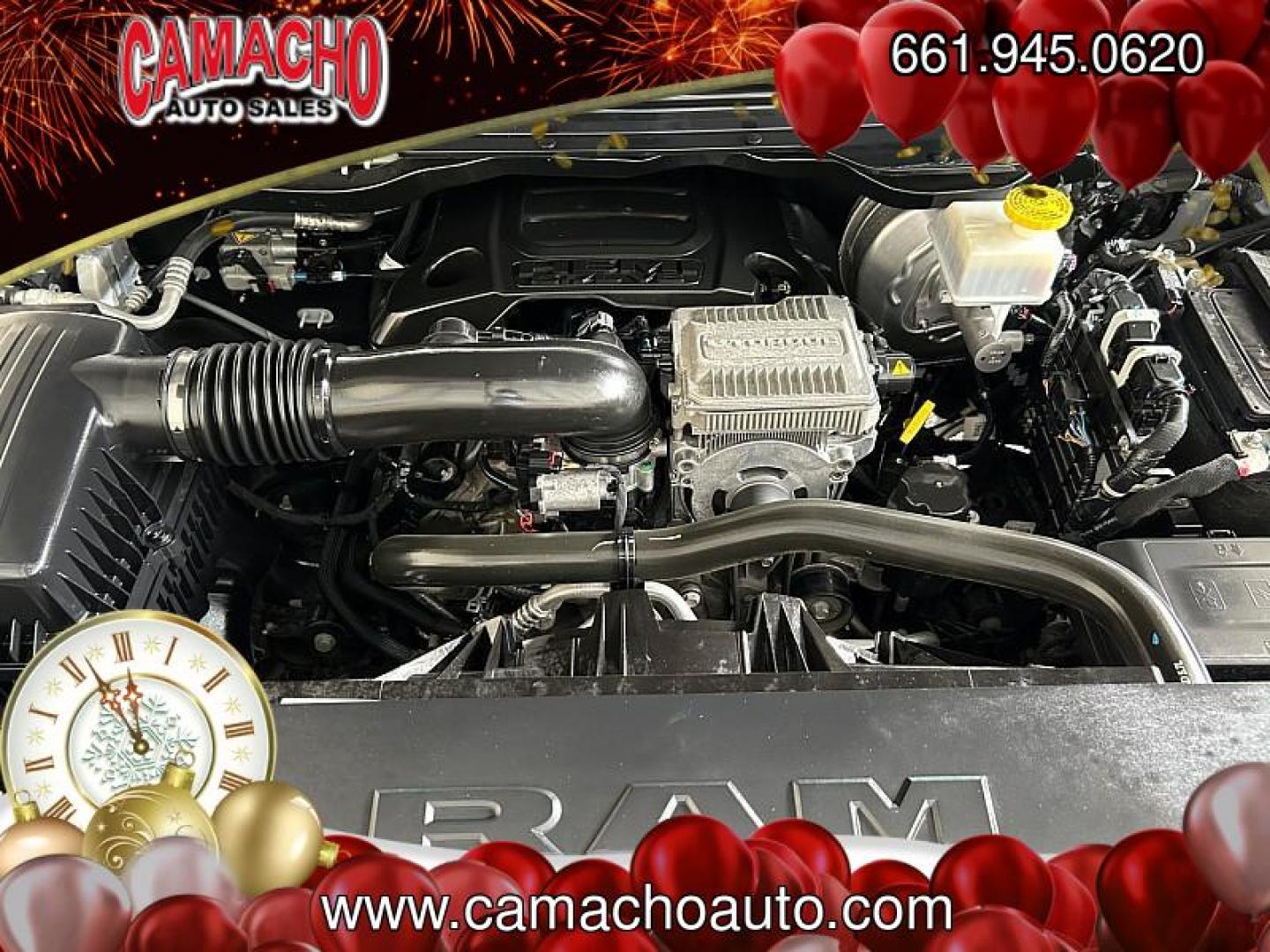 2024 WHITE Ram 1500 2WD (1C6RREJT7RN) with an 8-Cyl 5.7 Liter engine, Automatic 8-Spd transmission, located at 412 Auto Vista Drive, Palmdale, CA, 93551, (661) 945-0620, 34.592636, -118.136681 - Photo#28