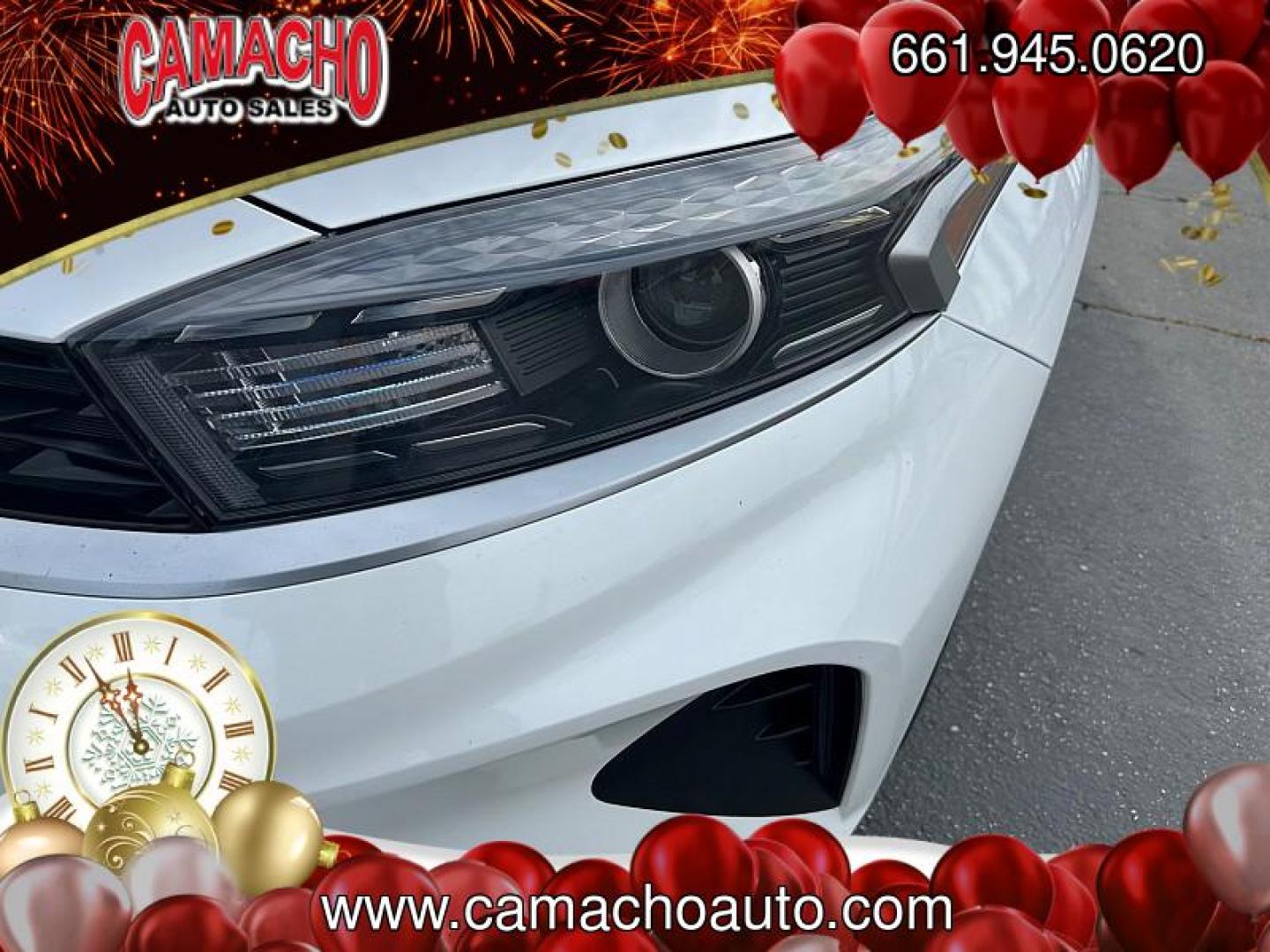 2024 WHITE Kia Forte (3KPF24AD9RE) with an 4-Cyl 2.0 Liter engine, Automatic IVT transmission, located at 412 Auto Vista Drive, Palmdale, CA, 93551, (661) 945-0620, 34.592636, -118.136681 - Photo#11