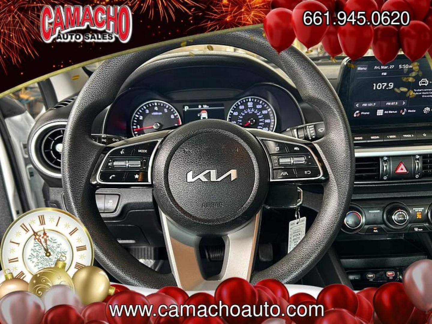 2024 WHITE Kia Forte (3KPF24AD9RE) with an 4-Cyl 2.0 Liter engine, Automatic IVT transmission, located at 412 Auto Vista Drive, Palmdale, CA, 93551, (661) 945-0620, 34.592636, -118.136681 - Photo#20