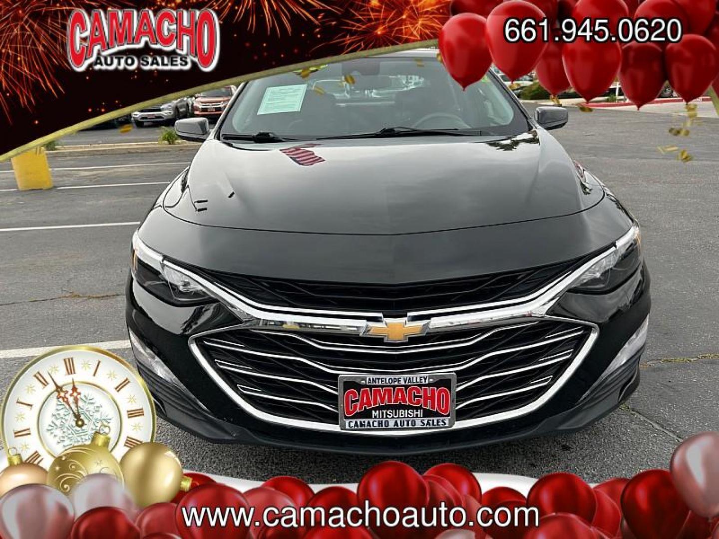 2024 BLACK Chevrolet Malibu (1G1ZD5ST7RF) with an 4-Cyl Turbo 1.5 Liter engine, Automatic CVT transmission, located at 412 Auto Vista Drive, Palmdale, CA, 93551, (661) 945-0620, 34.592636, -118.136681 - Photo#2