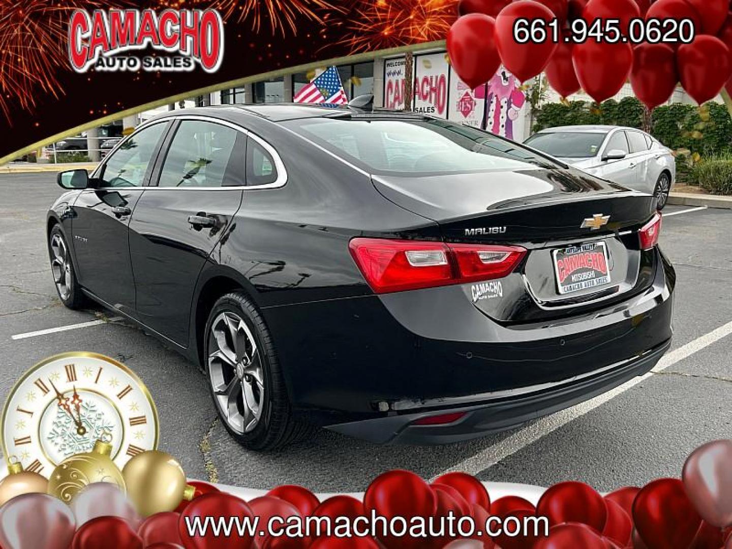 2024 BLACK Chevrolet Malibu (1G1ZD5ST7RF) with an 4-Cyl Turbo 1.5 Liter engine, Automatic CVT transmission, located at 412 Auto Vista Drive, Palmdale, CA, 93551, (661) 945-0620, 34.592636, -118.136681 - Photo#8