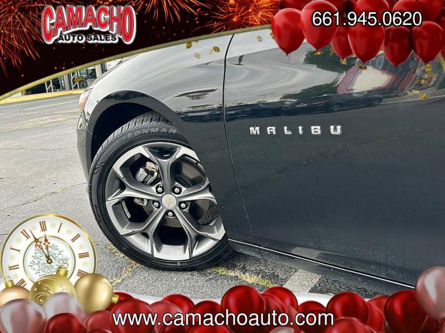 2024 BLACK Chevrolet Malibu (1G1ZD5ST7RF) with an 4-Cyl Turbo 1.5 Liter engine, Automatic CVT transmission, located at 412 Auto Vista Drive, Palmdale, CA, 93551, (661) 945-0620, 34.592636, -118.136681 - Photo#16