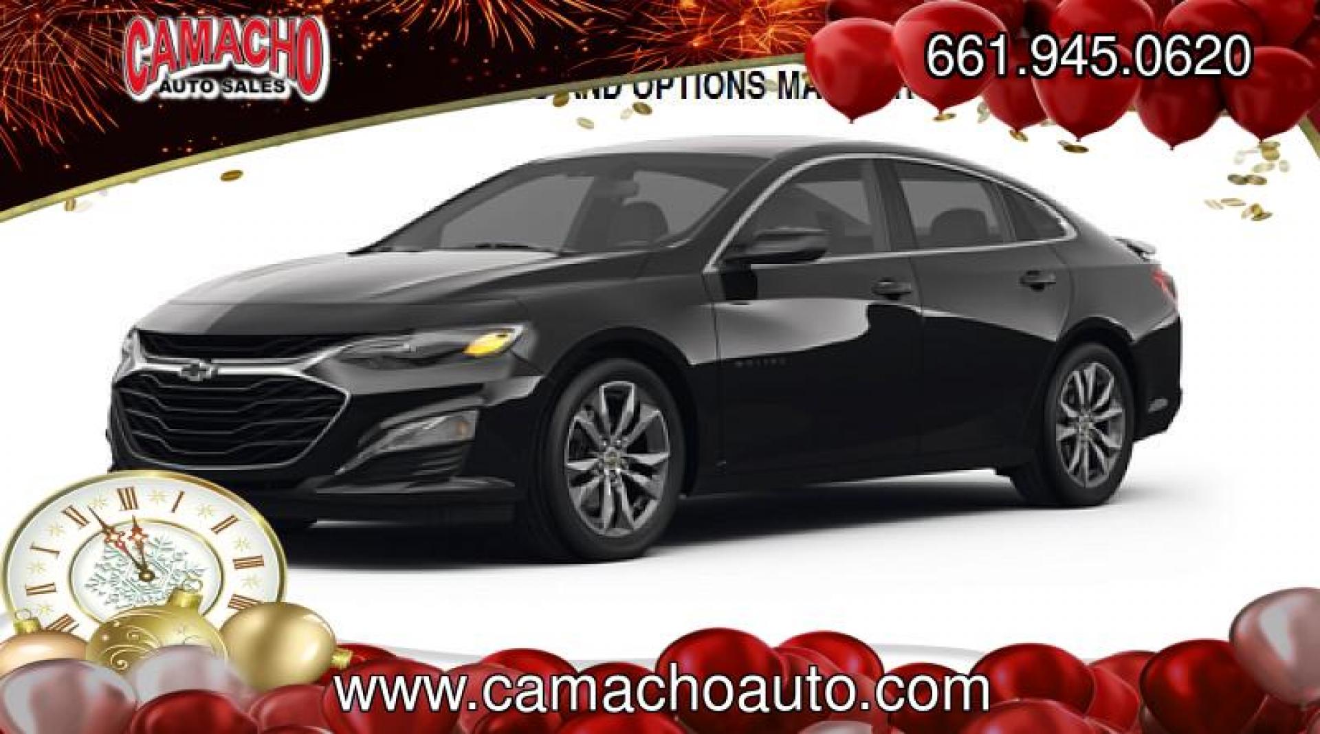 2024 BLACK Chevrolet Malibu (1G1ZD5ST4RF) with an 4-Cyl Turbo 1.5 Liter engine, Automatic CVT transmission, located at 412 Auto Vista Drive, Palmdale, CA, 93551, (661) 945-0620, 34.592636, -118.136681 - Photo#1