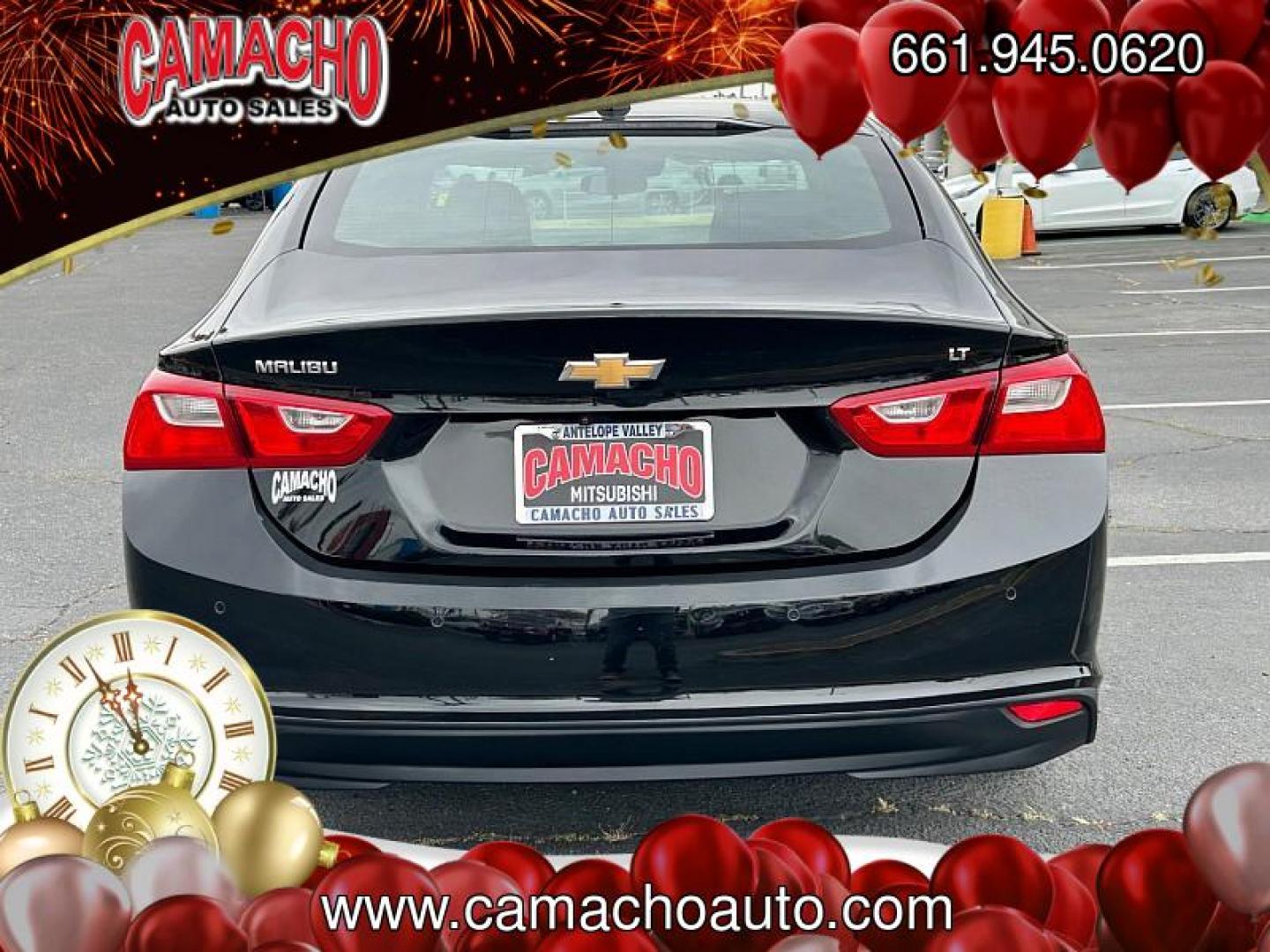 2024 BLACK Chevrolet Malibu (1G1ZD5ST4RF) with an 4-Cyl Turbo 1.5 Liter engine, Automatic CVT transmission, located at 412 Auto Vista Drive, Palmdale, CA, 93551, (661) 945-0620, 34.592636, -118.136681 - Photo#4