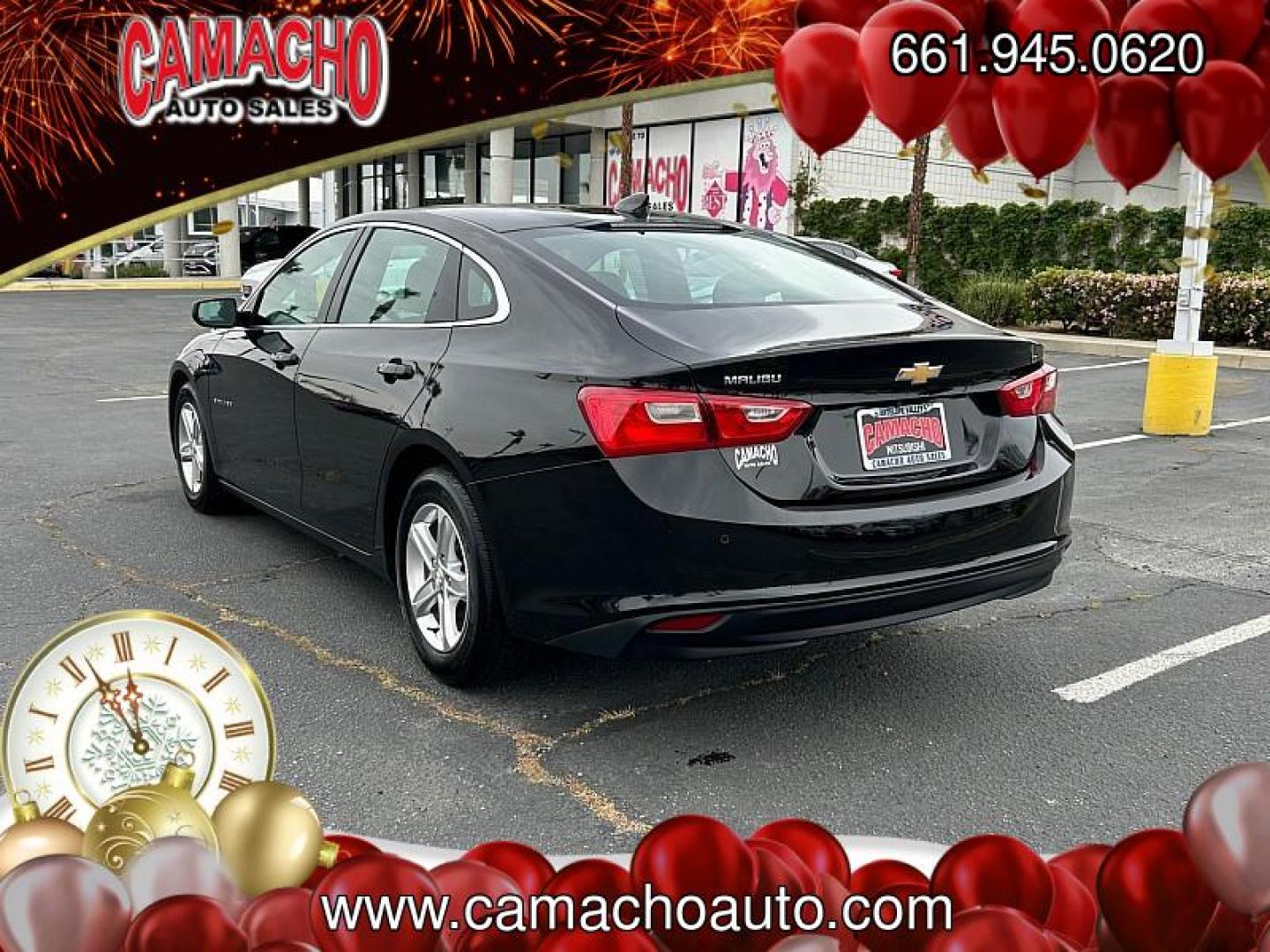 2024 BLACK Chevrolet Malibu (1G1ZD5ST4RF) with an 4-Cyl Turbo 1.5 Liter engine, Automatic CVT transmission, located at 412 Auto Vista Drive, Palmdale, CA, 93551, (661) 945-0620, 34.592636, -118.136681 - Photo#5