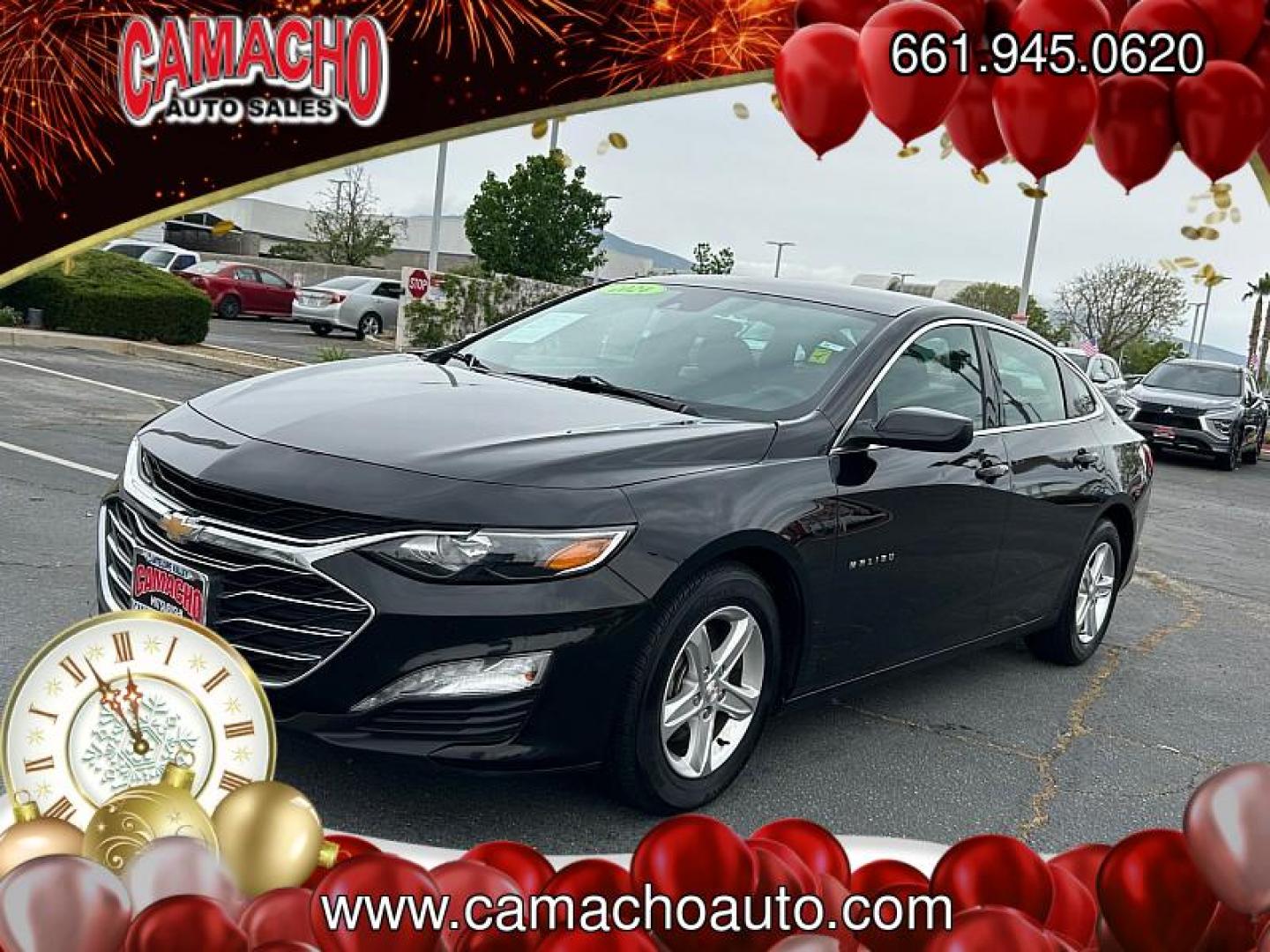 2024 BLACK Chevrolet Malibu (1G1ZD5ST4RF) with an 4-Cyl Turbo 1.5 Liter engine, Automatic CVT transmission, located at 412 Auto Vista Drive, Palmdale, CA, 93551, (661) 945-0620, 34.592636, -118.136681 - Photo#7