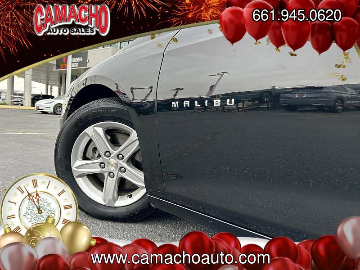 2024 BLACK Chevrolet Malibu (1G1ZD5ST4RF) with an 4-Cyl Turbo 1.5 Liter engine, Automatic CVT transmission, located at 412 Auto Vista Drive, Palmdale, CA, 93551, (661) 945-0620, 34.592636, -118.136681 - Photo#8