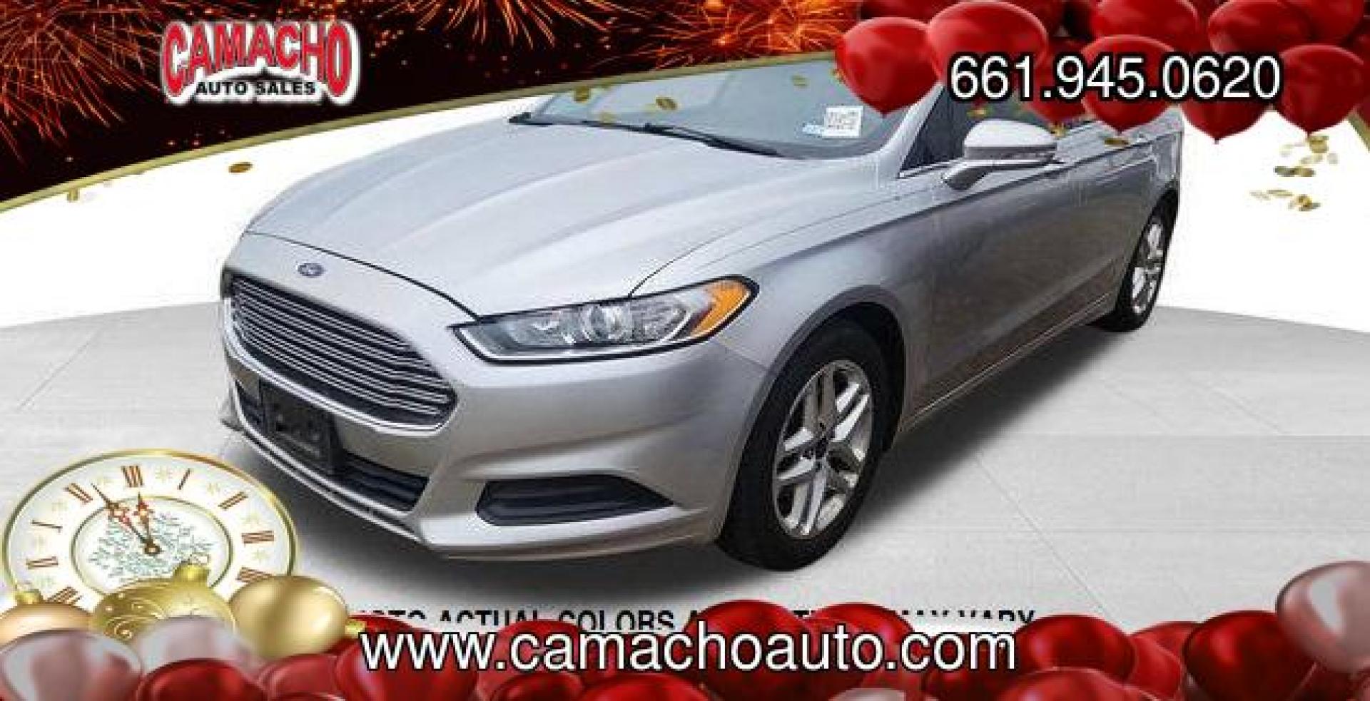 2016 SILVER Ford Fusion (3FA6P0H7XGR) with an 4-Cyl 2.5 Liter engine, Automatic transmission, located at 412 Auto Vista Drive, Palmdale, CA, 93551, (661) 945-0620, 34.592636, -118.136681 - Photo#0