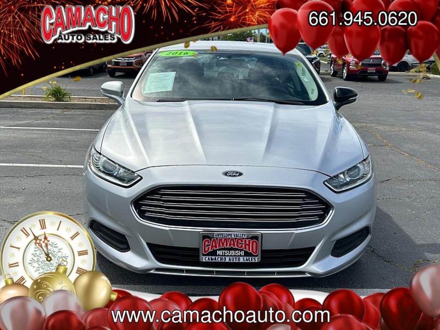2016 SILVER Ford Fusion (3FA6P0H7XGR) with an 4-Cyl 2.5 Liter engine, Automatic transmission, located at 412 Auto Vista Drive, Palmdale, CA, 93551, (661) 945-0620, 34.592636, -118.136681 - Photo#32