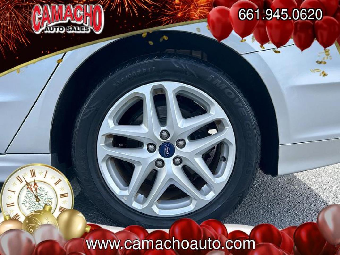 2016 SILVER Ford Fusion (3FA6P0H7XGR) with an 4-Cyl 2.5 Liter engine, Automatic transmission, located at 412 Auto Vista Drive, Palmdale, CA, 93551, (661) 945-0620, 34.592636, -118.136681 - Photo#44