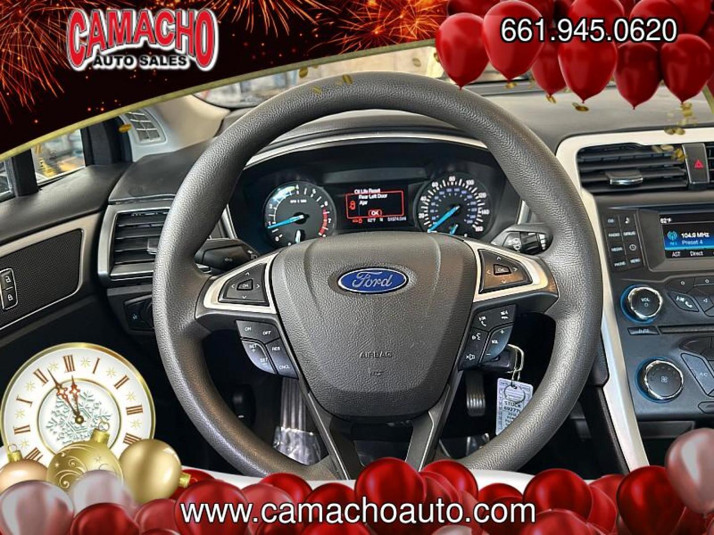 2016 SILVER Ford Fusion (3FA6P0H7XGR) with an 4-Cyl 2.5 Liter engine, Automatic transmission, located at 412 Auto Vista Drive, Palmdale, CA, 93551, (661) 945-0620, 34.592636, -118.136681 - Photo#53