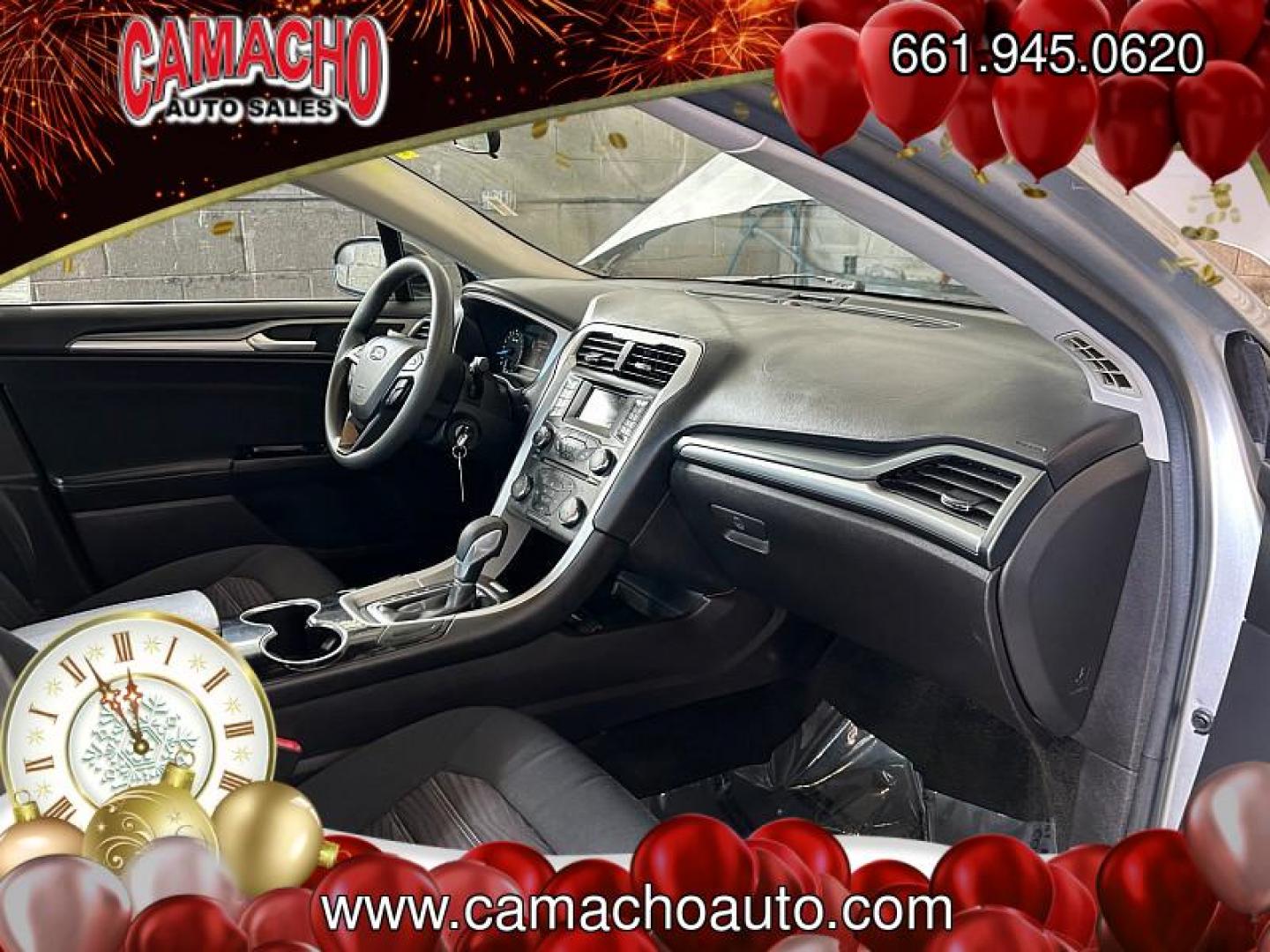 2016 SILVER Ford Fusion (3FA6P0H7XGR) with an 4-Cyl 2.5 Liter engine, Automatic transmission, located at 412 Auto Vista Drive, Palmdale, CA, 93551, (661) 945-0620, 34.592636, -118.136681 - Photo#55