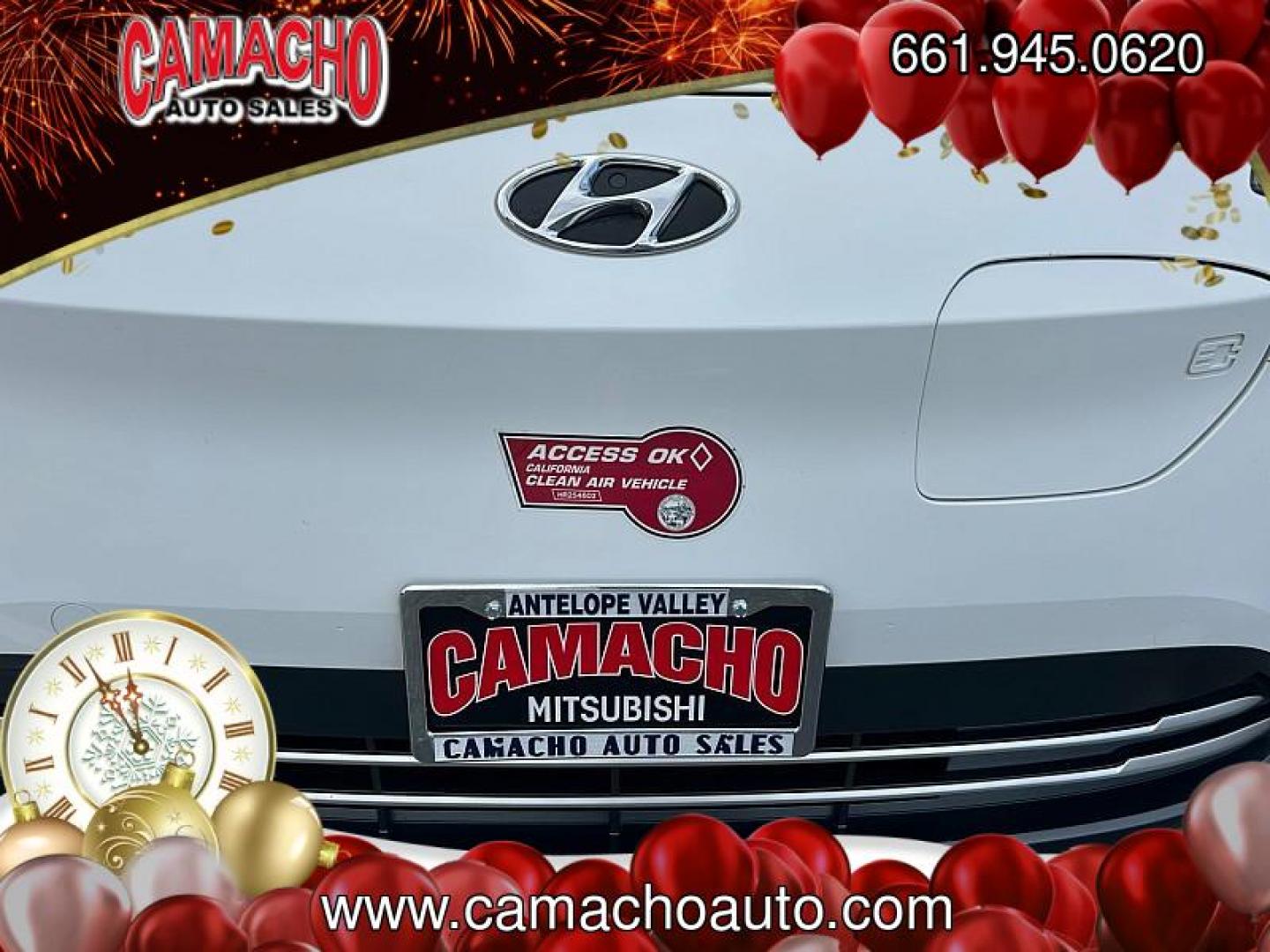 2023 WHITE Hyundai Kona Electric (KM8K33AGXPU) with an Electric Motor engine, Single-Speed Reduction Gear transmission, located at 412 Auto Vista Drive, Palmdale, CA, 93551, (661) 945-0620, 34.592636, -118.136681 - Photo#9