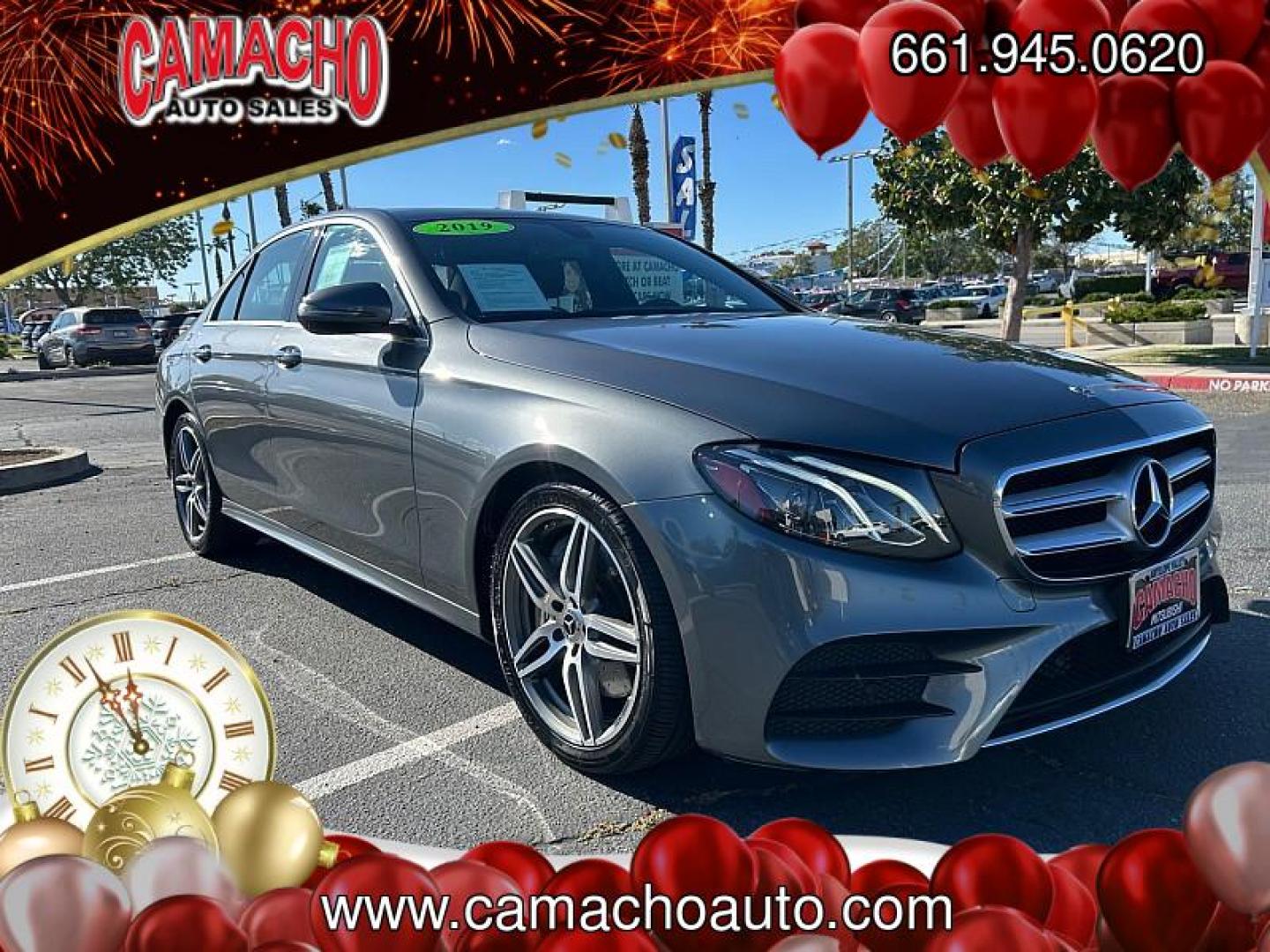2019 GRAY Mercedes-Benz E-Class (WDDZF4KB0KA) with an 4-Cyl Turbo 2.0 Liter engine, Automatic 9-Spd 9G-Tronic transmission, located at 412 Auto Vista Drive, Palmdale, CA, 93551, (661) 945-0620, 34.592636, -118.136681 - Photo#0