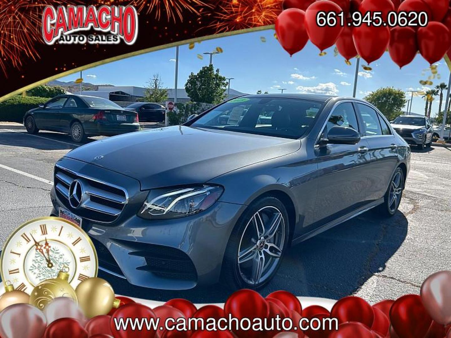 2019 GRAY Mercedes-Benz E-Class (WDDZF4KB0KA) with an 4-Cyl Turbo 2.0 Liter engine, Automatic 9-Spd 9G-Tronic transmission, located at 412 Auto Vista Drive, Palmdale, CA, 93551, (661) 945-0620, 34.592636, -118.136681 - Photo#1