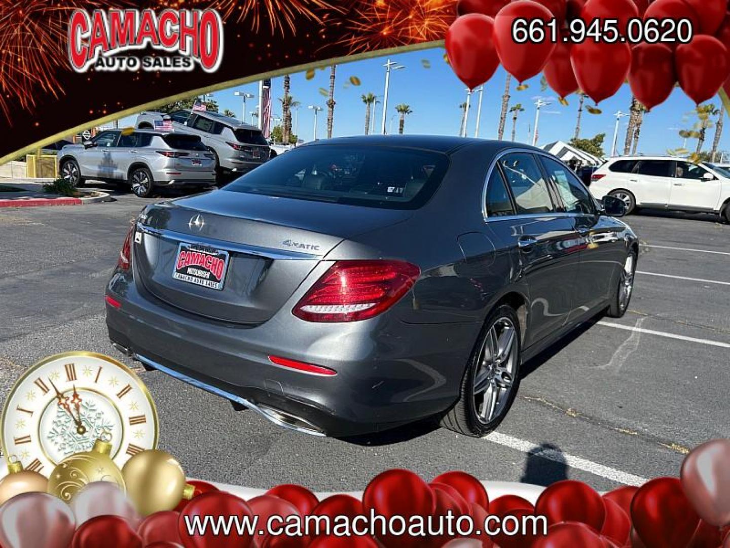 2019 GRAY Mercedes-Benz E-Class (WDDZF4KB0KA) with an 4-Cyl Turbo 2.0 Liter engine, Automatic 9-Spd 9G-Tronic transmission, located at 412 Auto Vista Drive, Palmdale, CA, 93551, (661) 945-0620, 34.592636, -118.136681 - Photo#3