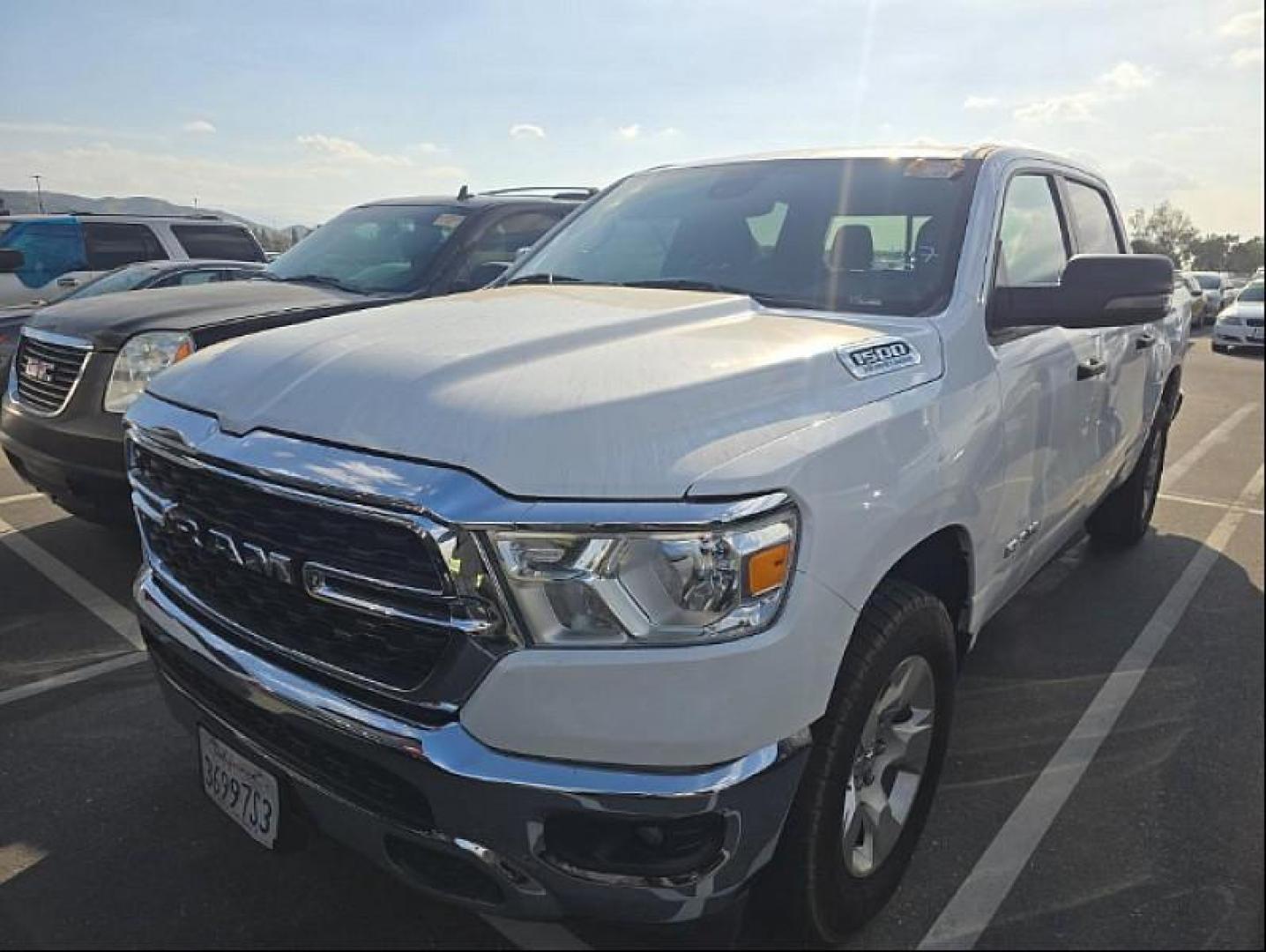 2023 WHITE Ram 1500 4WD (1C6SRFFTXPN) with an 8-Cyl 5.7 Liter engine, Automatic 8-Spd transmission, located at 412 Auto Vista Drive, Palmdale, CA, 93551, (661) 945-0620, 34.592636, -118.136681 - Photo#0