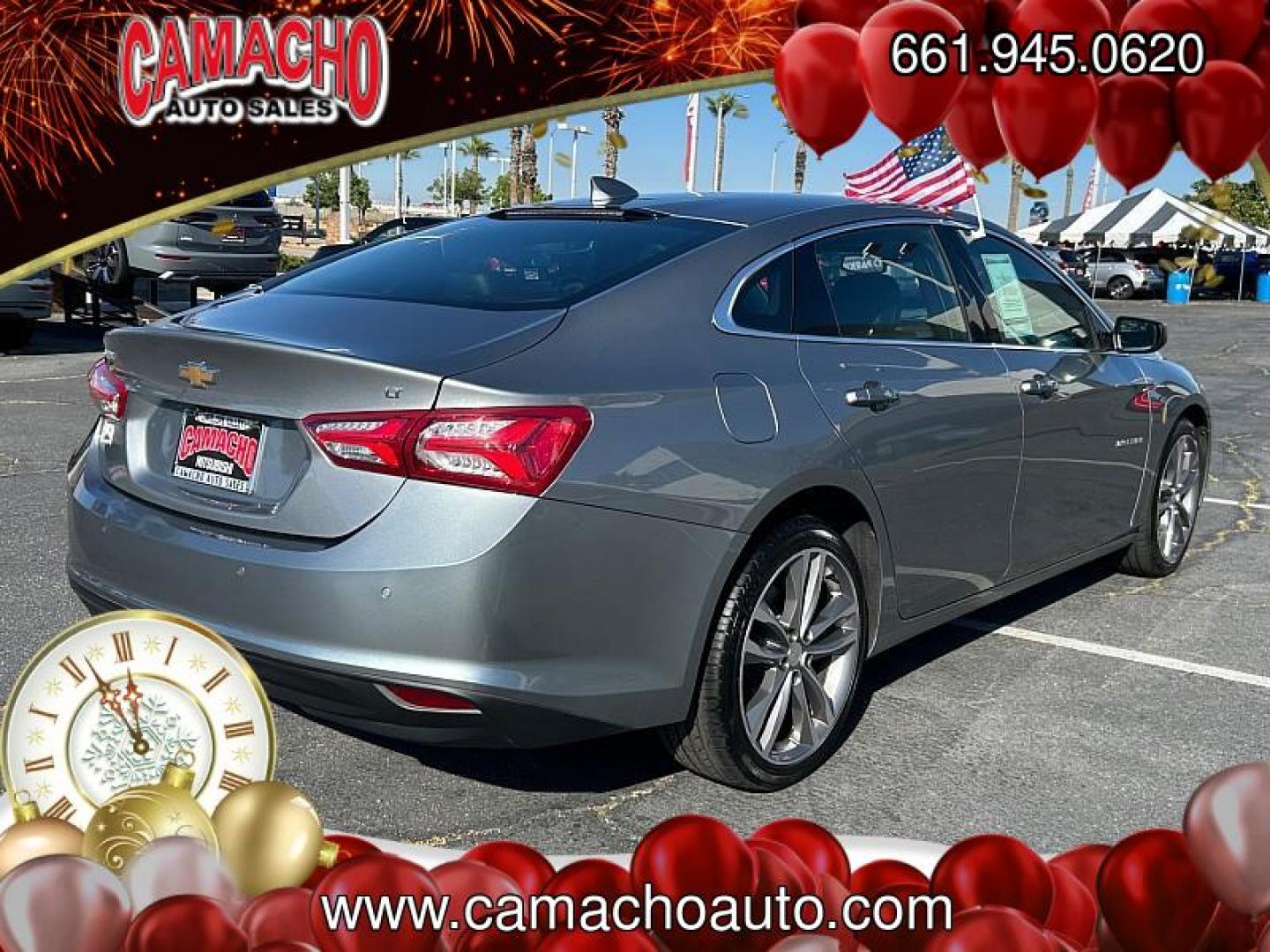 2024 GRAY Chevrolet Malibu (1G1ZE5ST5RF) with an 4-Cyl Turbo 1.5 Liter engine, Automatic CVT transmission, located at 412 Auto Vista Drive, Palmdale, CA, 93551, (661) 945-0620, 34.592636, -118.136681 - Photo#2