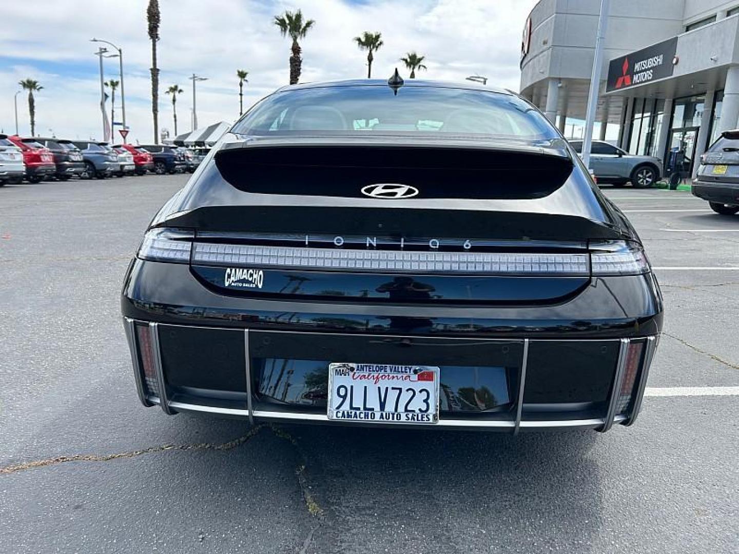 2024 BLACK Hyundai IONIQ 6 (KMHM54AA0RA) with an 225HP Electric Motor engine, Single-speed Reduction Gear transmission, located at 412 Auto Vista Drive, Palmdale, CA, 93551, (661) 945-0620, 34.592636, -118.136681 - Photo#3