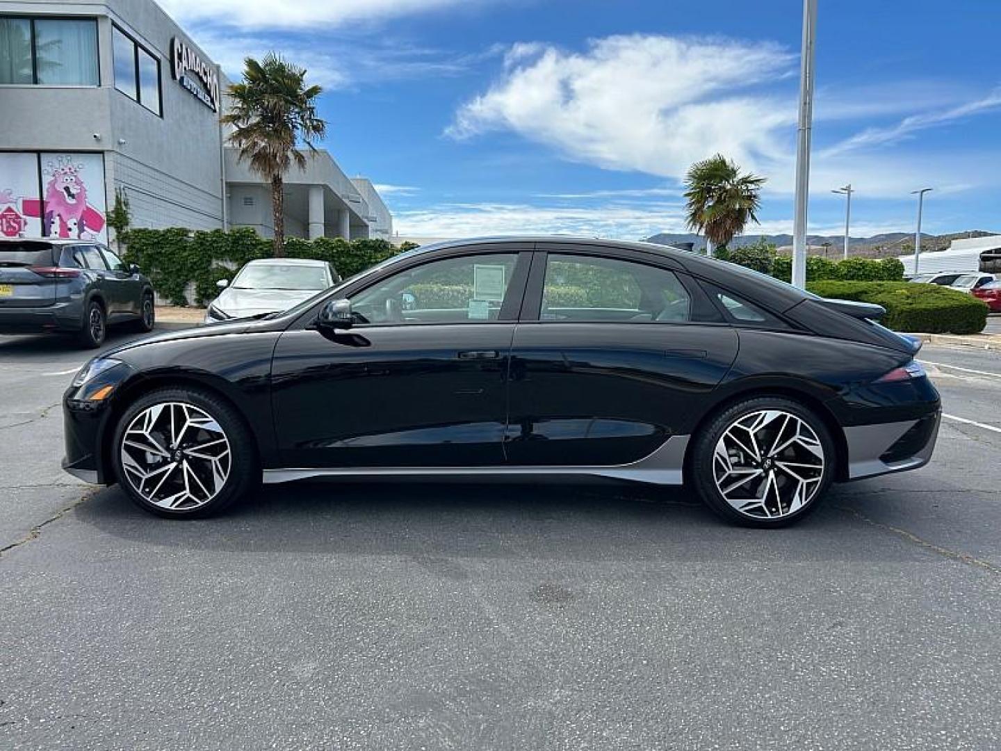 2024 BLACK Hyundai IONIQ 6 (KMHM54AA0RA) with an 225HP Electric Motor engine, Single-speed Reduction Gear transmission, located at 412 Auto Vista Drive, Palmdale, CA, 93551, (661) 945-0620, 34.592636, -118.136681 - Photo#5