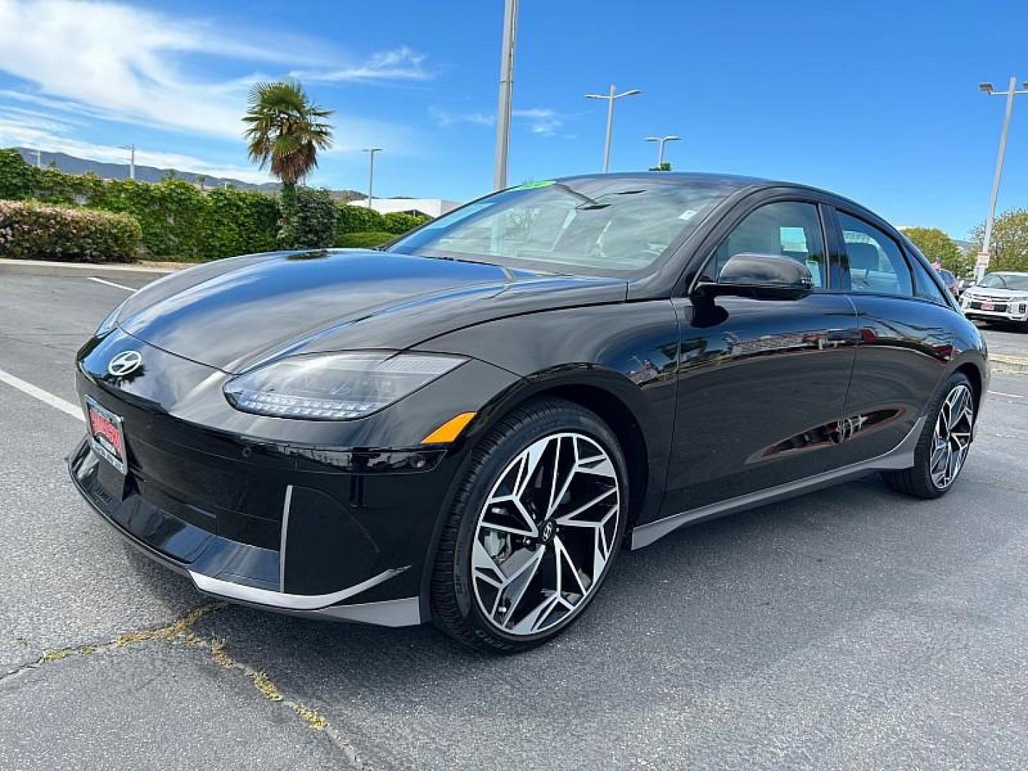 2024 BLACK Hyundai IONIQ 6 (KMHM54AA0RA) with an 225HP Electric Motor engine, Single-speed Reduction Gear transmission, located at 412 Auto Vista Drive, Palmdale, CA, 93551, (661) 945-0620, 34.592636, -118.136681 - Photo#6