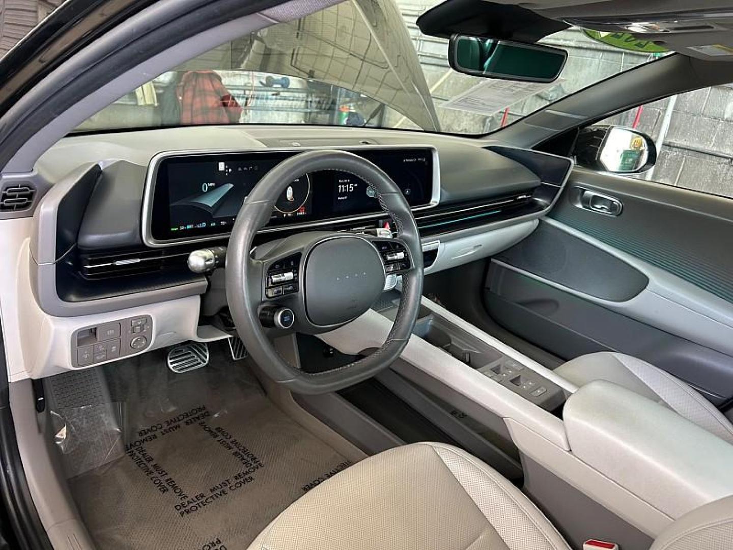 2024 BLACK Hyundai IONIQ 6 (KMHM54AA0RA) with an 225HP Electric Motor engine, Single-speed Reduction Gear transmission, located at 412 Auto Vista Drive, Palmdale, CA, 93551, (661) 945-0620, 34.592636, -118.136681 - Photo#9