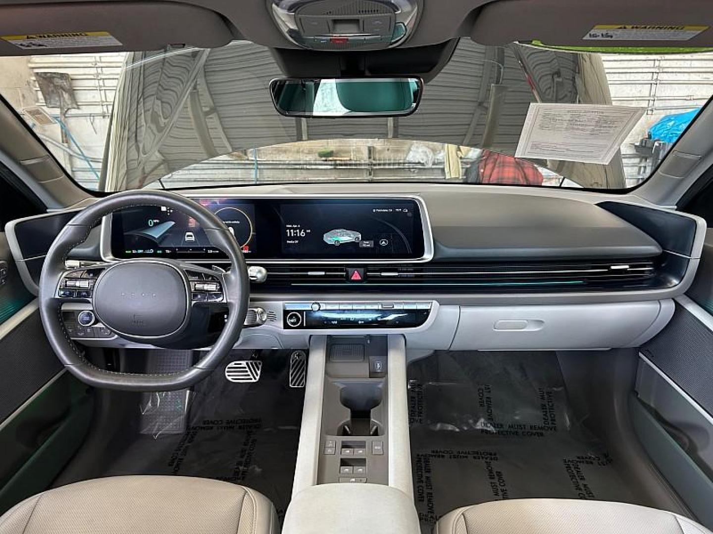 2024 BLACK Hyundai IONIQ 6 (KMHM54AA0RA) with an 225HP Electric Motor engine, Single-speed Reduction Gear transmission, located at 412 Auto Vista Drive, Palmdale, CA, 93551, (661) 945-0620, 34.592636, -118.136681 - Photo#10
