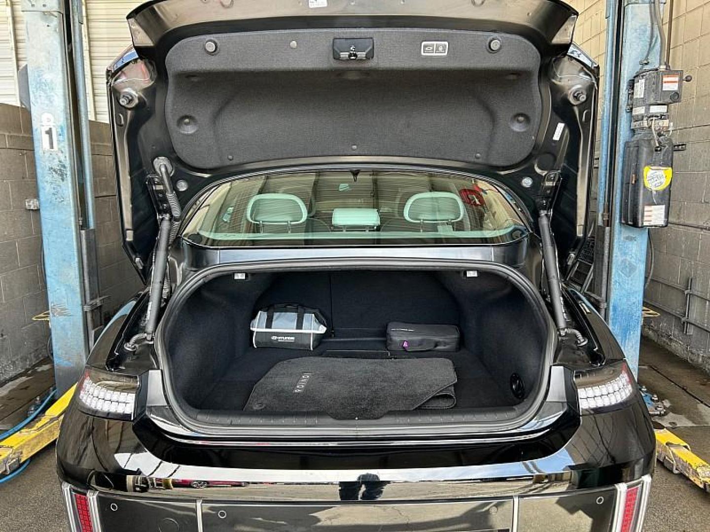 2024 BLACK Hyundai IONIQ 6 (KMHM54AA0RA) with an 225HP Electric Motor engine, Single-speed Reduction Gear transmission, located at 412 Auto Vista Drive, Palmdale, CA, 93551, (661) 945-0620, 34.592636, -118.136681 - Photo#20