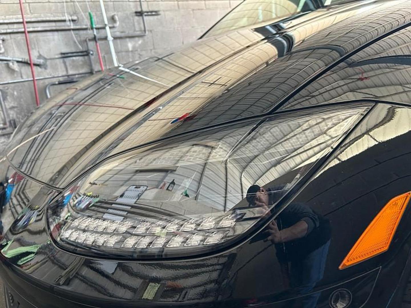 2024 BLACK Hyundai IONIQ 6 (KMHM54AA0RA) with an 225HP Electric Motor engine, Single-speed Reduction Gear transmission, located at 412 Auto Vista Drive, Palmdale, CA, 93551, (661) 945-0620, 34.592636, -118.136681 - Photo#26