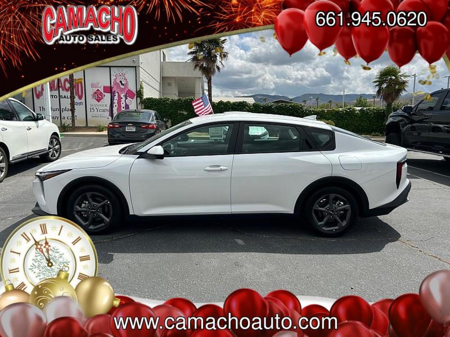 2025 WHITE Kia K4 (3KPFT4DE7SE) with an 4-Cyl 2.0 Liter engine, Automatic IVT transmission, located at 412 Auto Vista Drive, Palmdale, CA, 93551, (661) 945-0620, 34.592636, -118.136681 - Photo#25