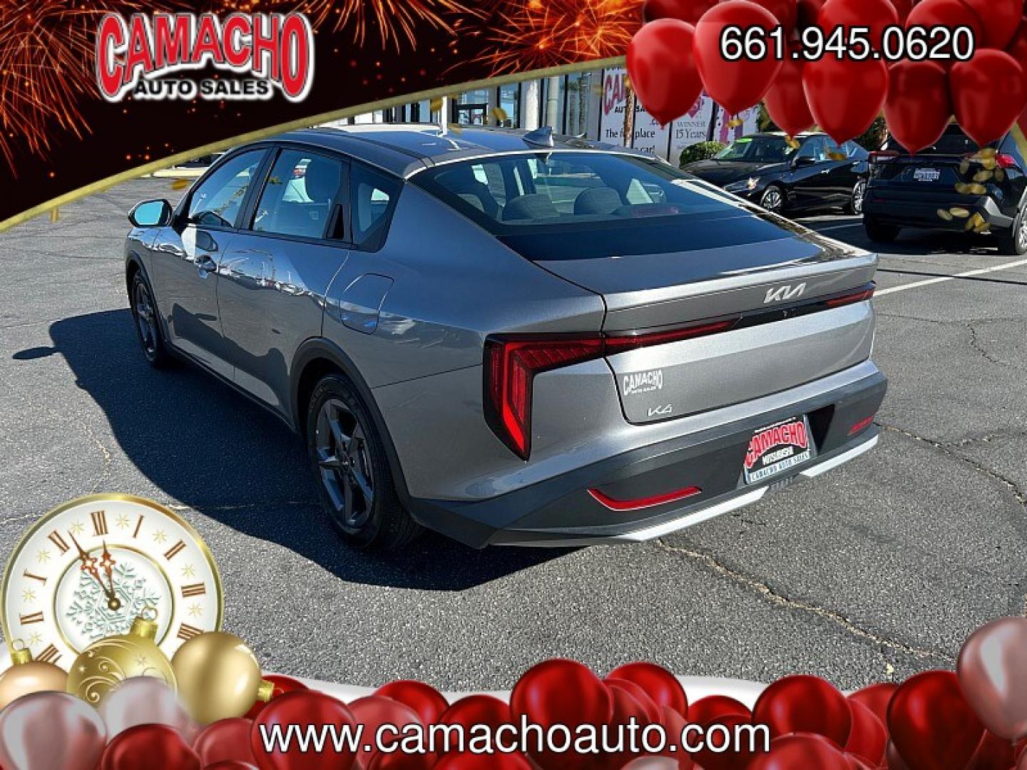 2025 GRAY Kia K4 (3KPFT4DEXSE) with an 4-Cyl 2.0 Liter engine, Automatic IVT transmission, located at 412 Auto Vista Drive, Palmdale, CA, 93551, (661) 945-0620, 34.592636, -118.136681- Photo#2