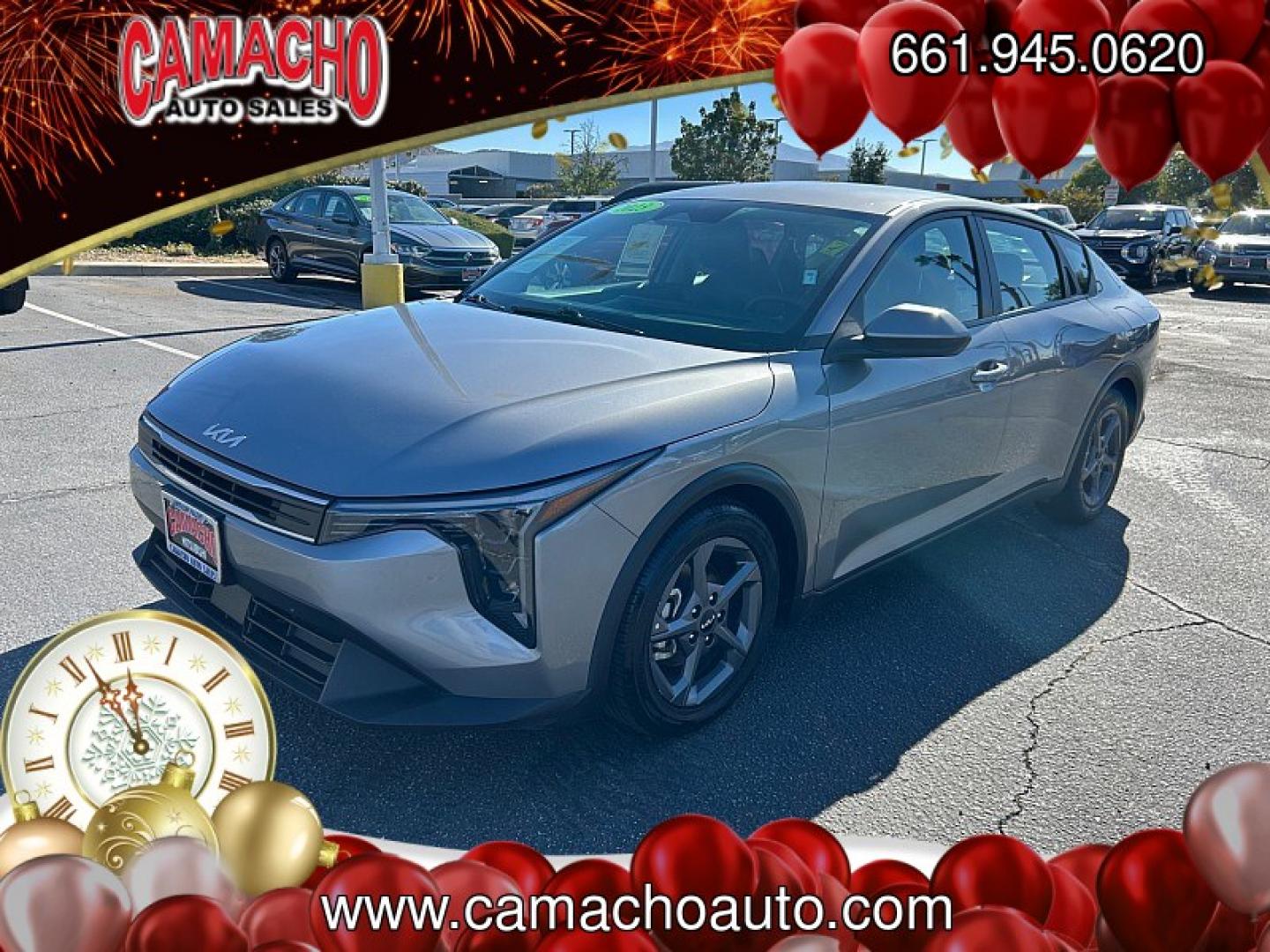 2025 GRAY Kia K4 (3KPFT4DEXSE) with an 4-Cyl 2.0 Liter engine, Automatic IVT transmission, located at 412 Auto Vista Drive, Palmdale, CA, 93551, (661) 945-0620, 34.592636, -118.136681- Photo#4