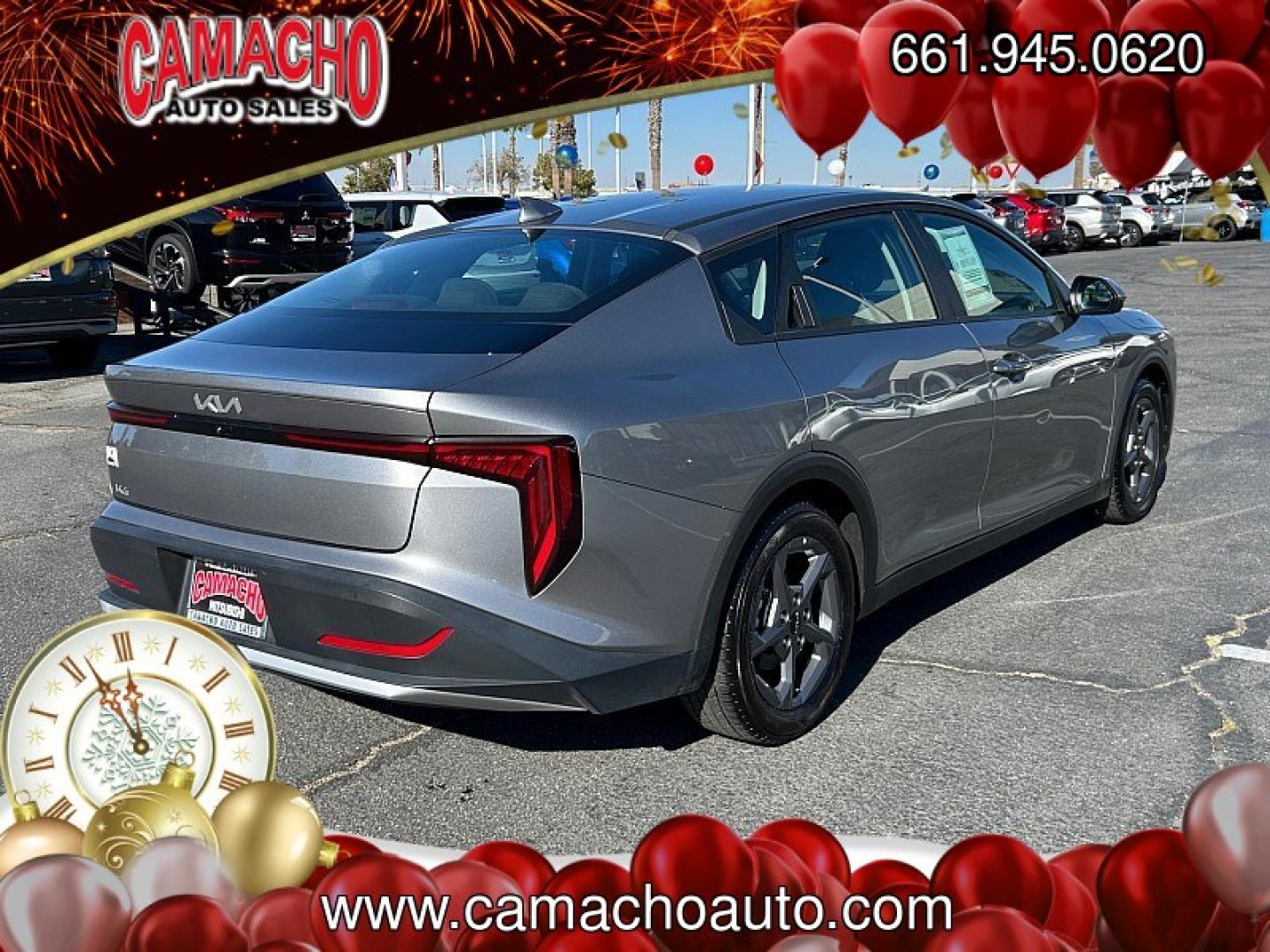 2025 GRAY Kia K4 (3KPFT4DEXSE) with an 4-Cyl 2.0 Liter engine, Automatic IVT transmission, located at 412 Auto Vista Drive, Palmdale, CA, 93551, (661) 945-0620, 34.592636, -118.136681- Photo#10