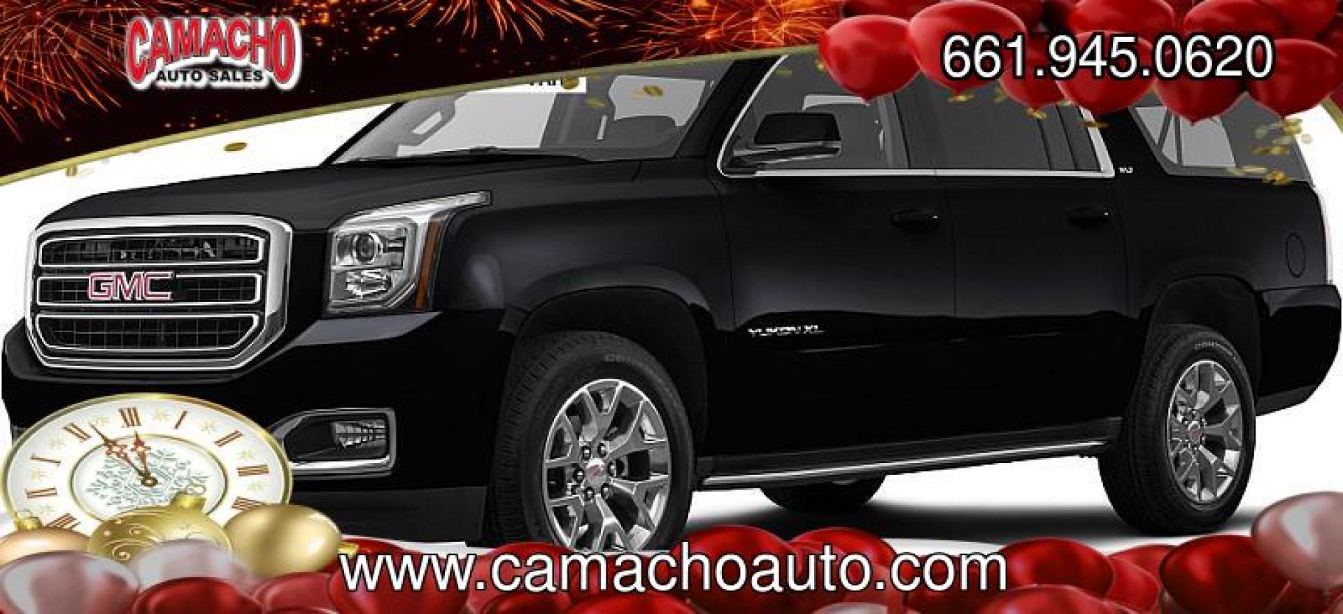 2018 BLACK GMC Yukon XL (1GKS1GKC0JR) with an V8 EcoTec3 5.3 Liter engine, Auto 6-Spd HD Overdrive transmission, located at 412 Auto Vista Drive, Palmdale, CA, 93551, (661) 945-0620, 34.592636, -118.136681 - Photo#0