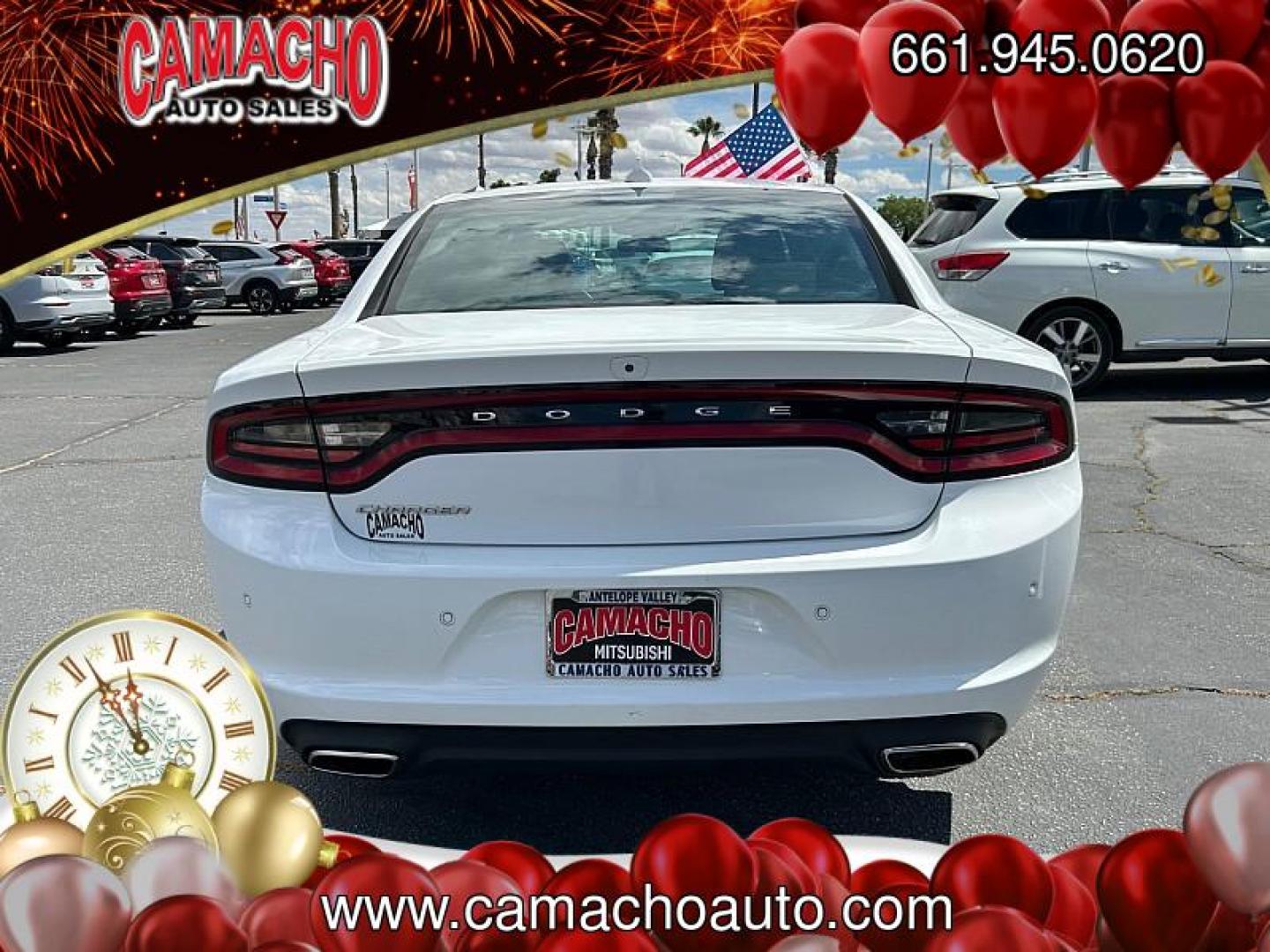 2023 WHITE Dodge Charger (2C3CDXBG1PH) with an V6 3.6 Liter engine, Automatic 8-Spd w/AutoStick transmission, located at 412 Auto Vista Drive, Palmdale, CA, 93551, (661) 945-0620, 34.592636, -118.136681 - Photo#5