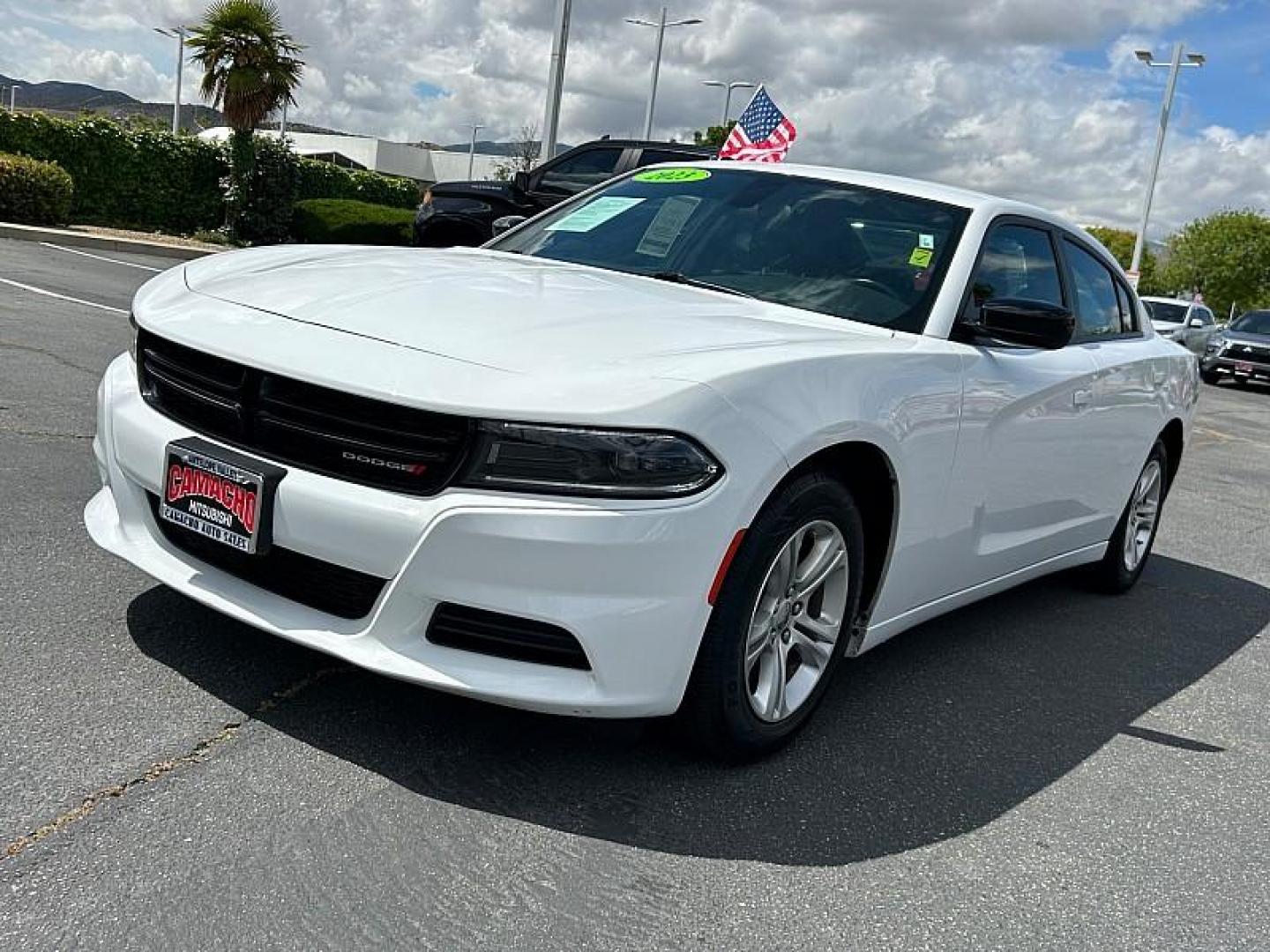 2023 WHITE Dodge Charger (2C3CDXBG1PH) with an V6 3.6 Liter engine, Automatic 8-Spd w/AutoStick transmission, located at 412 Auto Vista Drive, Palmdale, CA, 93551, (661) 945-0620, 34.592636, -118.136681 - Photo#2