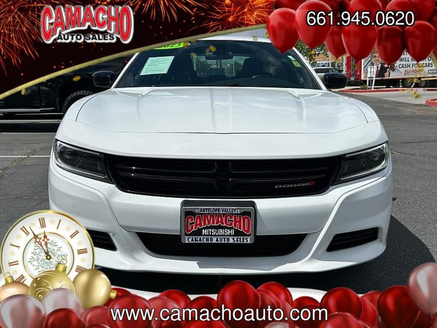 2023 WHITE Dodge Charger (2C3CDXBG1PH) with an V6 3.6 Liter engine, Automatic 8-Spd w/AutoStick transmission, located at 412 Auto Vista Drive, Palmdale, CA, 93551, (661) 945-0620, 34.592636, -118.136681 - Photo#1