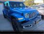2023 BLUE Jeep Wrangler 4xe (1C4JJXP68PW) with an 4-Cyl Turbo 2.0L Hybrid engine, Automatic 8-Spd transmission, located at 412 Auto Vista Drive, Palmdale, CA, 93551, (661) 945-0620, 34.592636, -118.136681 - Photo#0