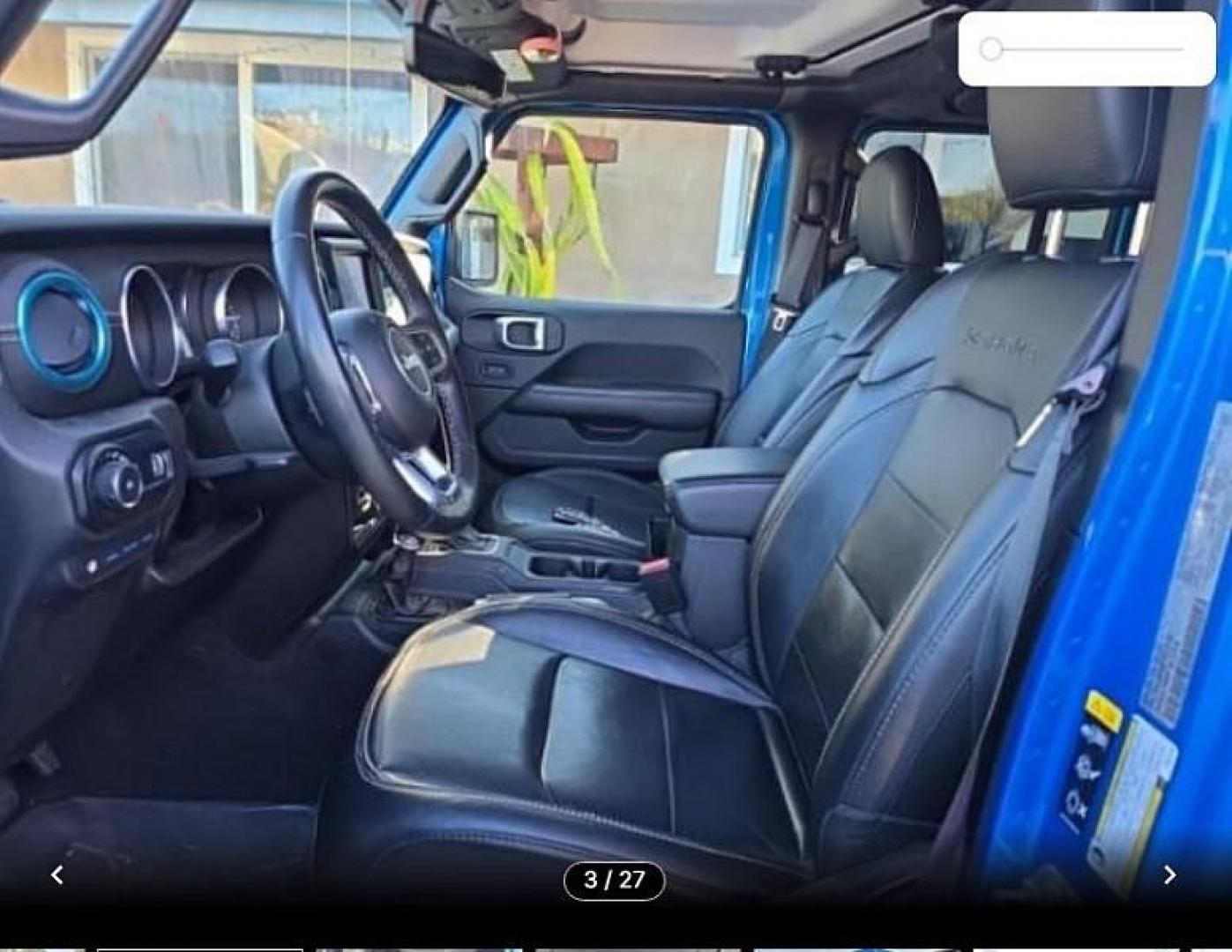 2023 BLUE Jeep Wrangler 4xe (1C4JJXP68PW) with an 4-Cyl Turbo 2.0L Hybrid engine, Automatic 8-Spd transmission, located at 412 Auto Vista Drive, Palmdale, CA, 93551, (661) 945-0620, 34.592636, -118.136681 - Photo#1