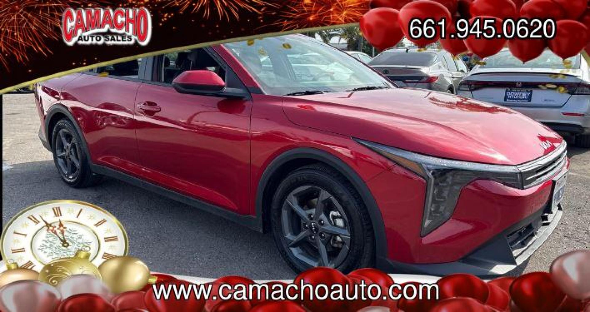 2025 RED Kia K4 (3KPFT4DE3SE) with an 4-Cyl 2.0 Liter engine, Automatic IVT transmission, located at 412 Auto Vista Drive, Palmdale, CA, 93551, (661) 945-0620, 34.592636, -118.136681 - Photo#10