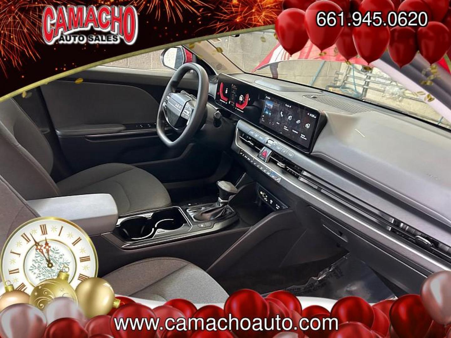 2025 RED Kia K4 (3KPFT4DE3SE) with an 4-Cyl 2.0 Liter engine, Automatic IVT transmission, located at 412 Auto Vista Drive, Palmdale, CA, 93551, (661) 945-0620, 34.592636, -118.136681 - Photo#9