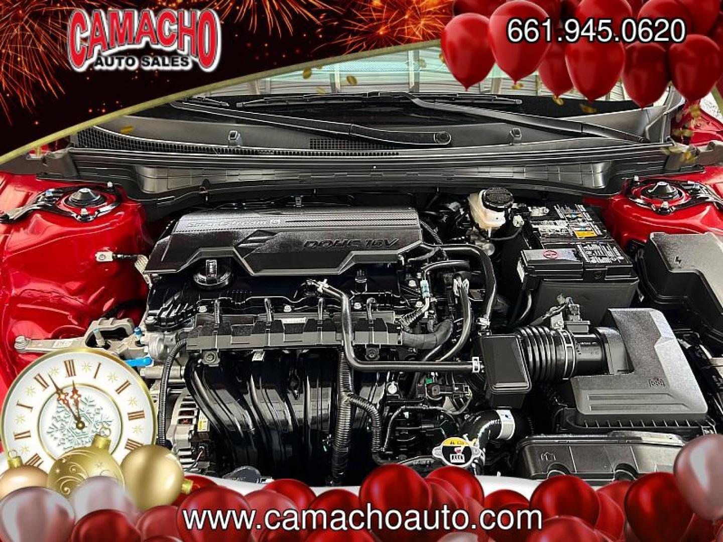 2025 RED Kia K4 (3KPFT4DE3SE) with an 4-Cyl 2.0 Liter engine, Automatic IVT transmission, located at 412 Auto Vista Drive, Palmdale, CA, 93551, (661) 945-0620, 34.592636, -118.136681 - Photo#20