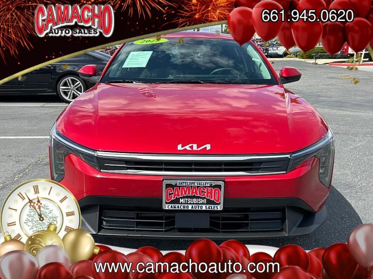 2025 RED Kia K4 (3KPFT4DE3SE) with an 4-Cyl 2.0 Liter engine, Automatic IVT transmission, located at 412 Auto Vista Drive, Palmdale, CA, 93551, (661) 945-0620, 34.592636, -118.136681 - Photo#48